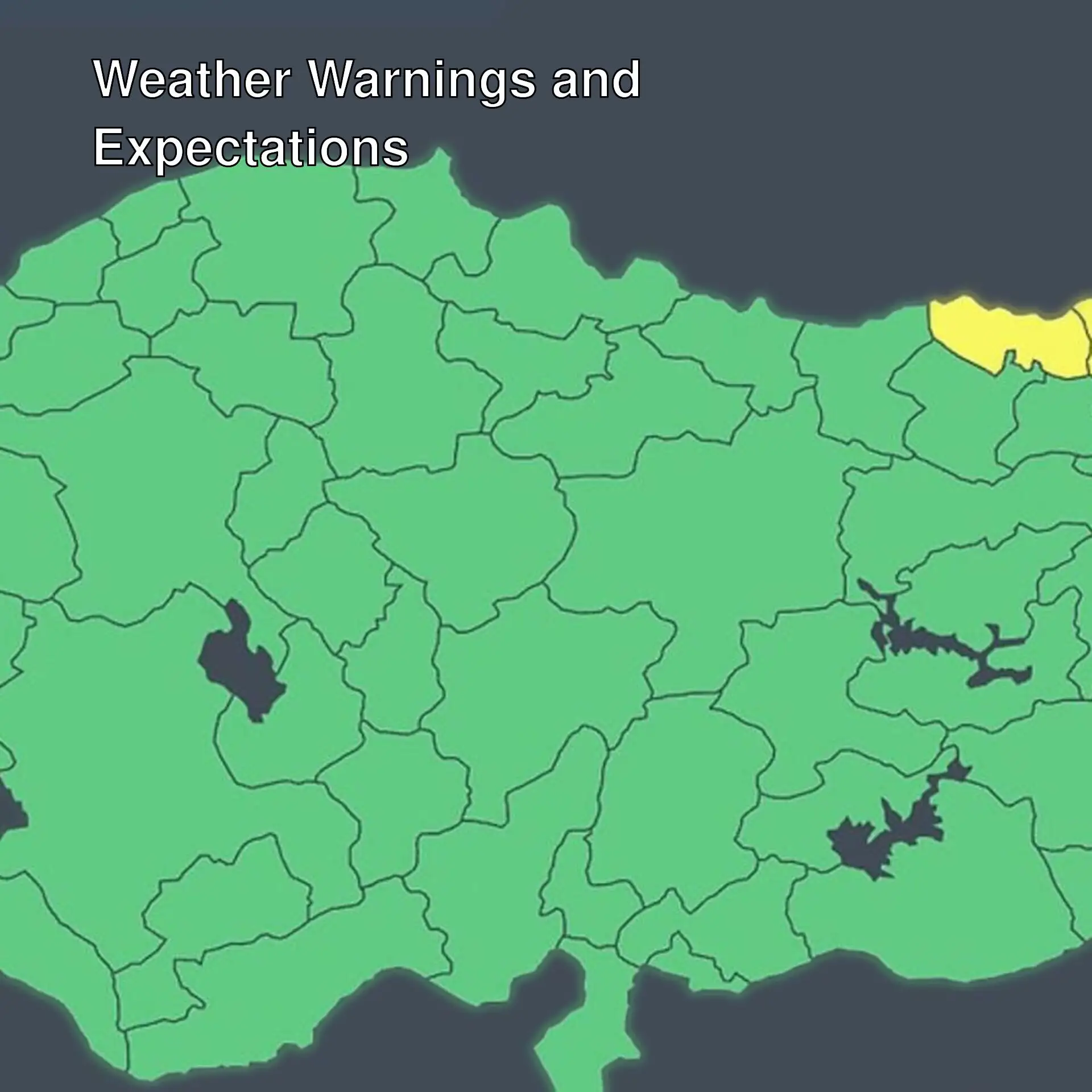 Meteorology map