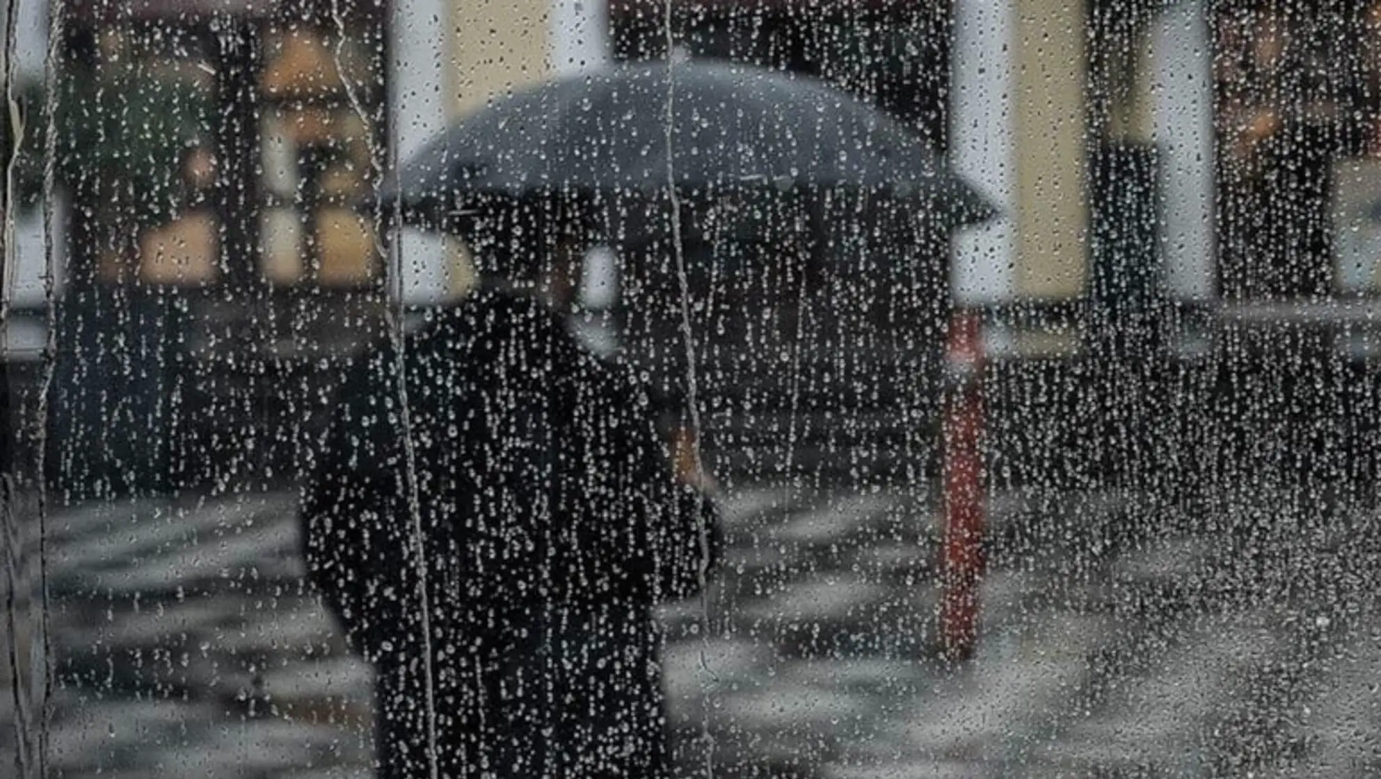 A person holding an umbrella