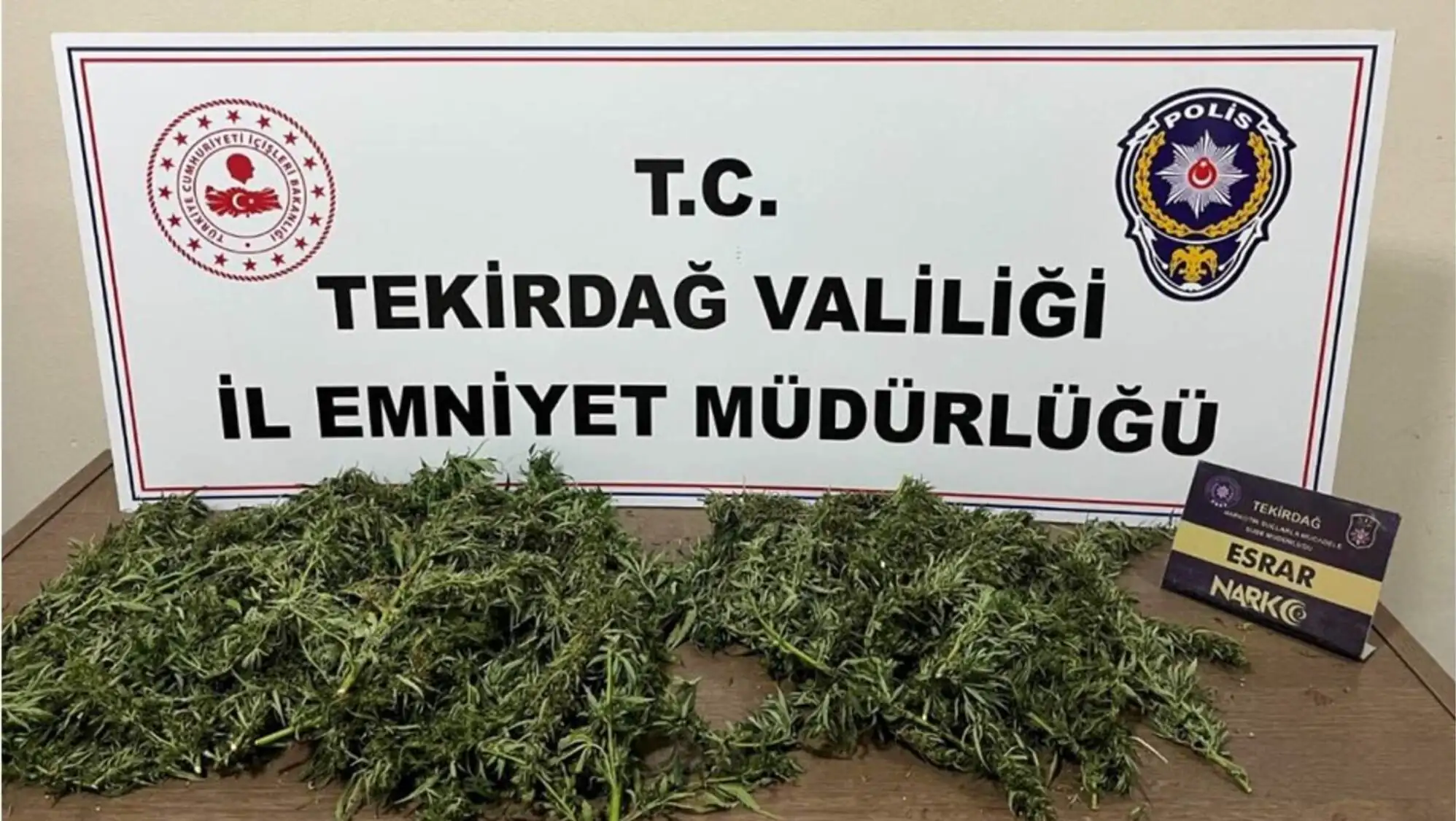 Drugs seized during a drug operation.