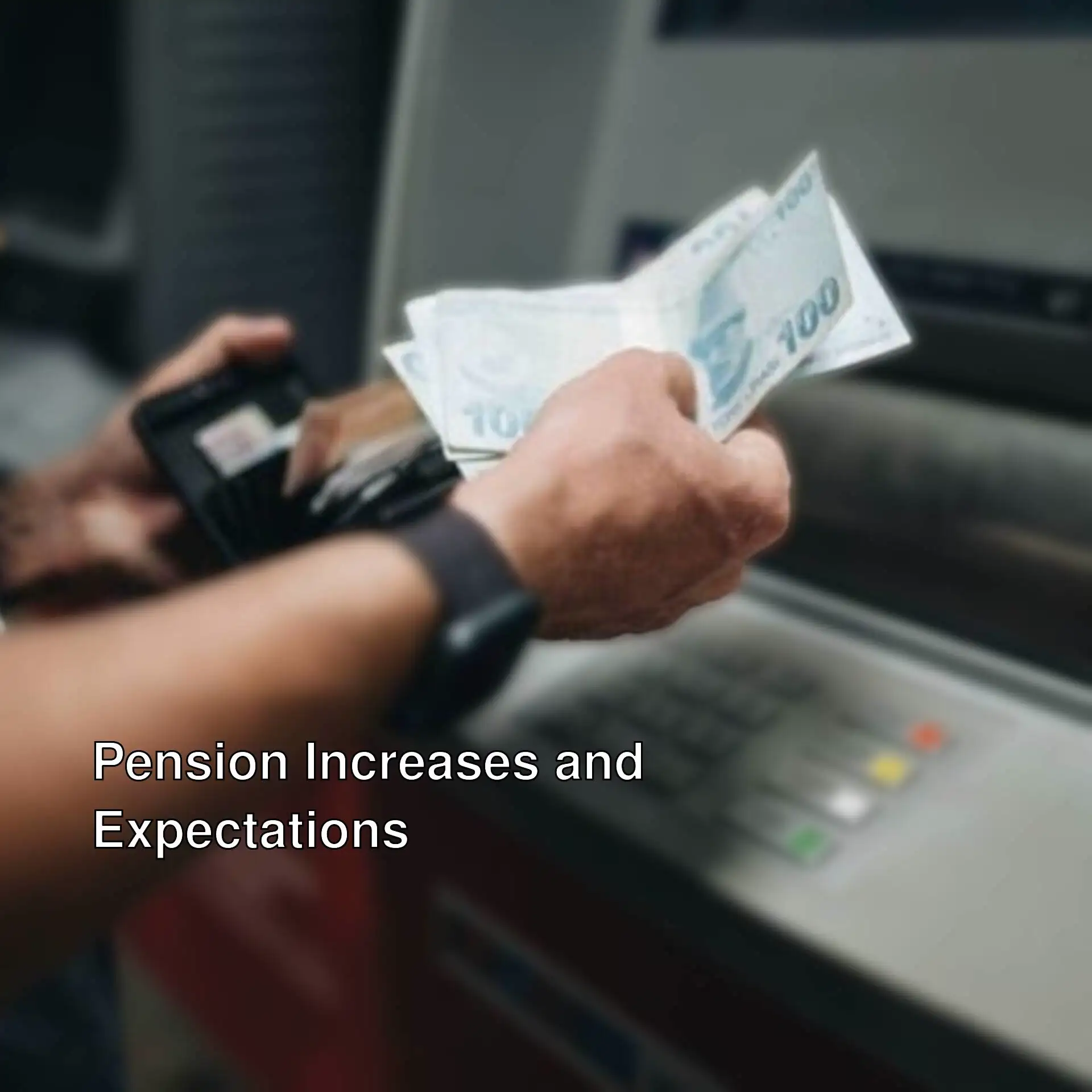 A person using a machine to pay for money.