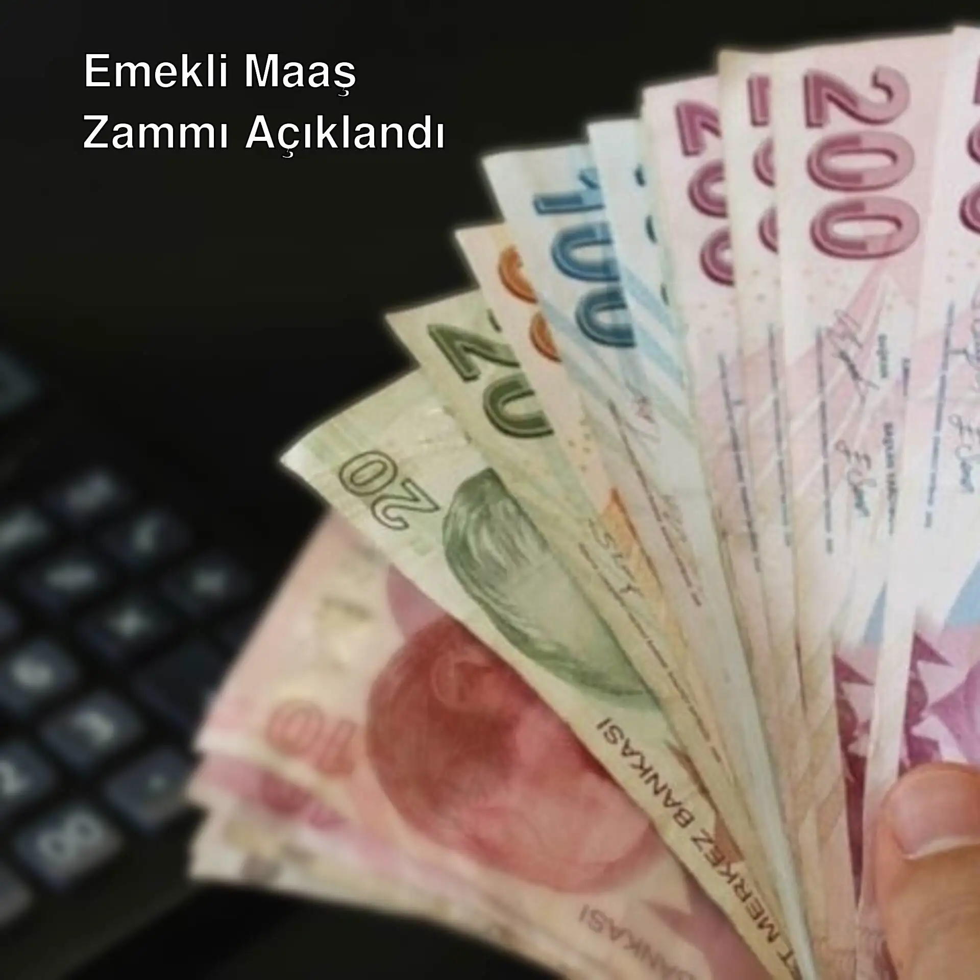 Bir el, para tutuyor.