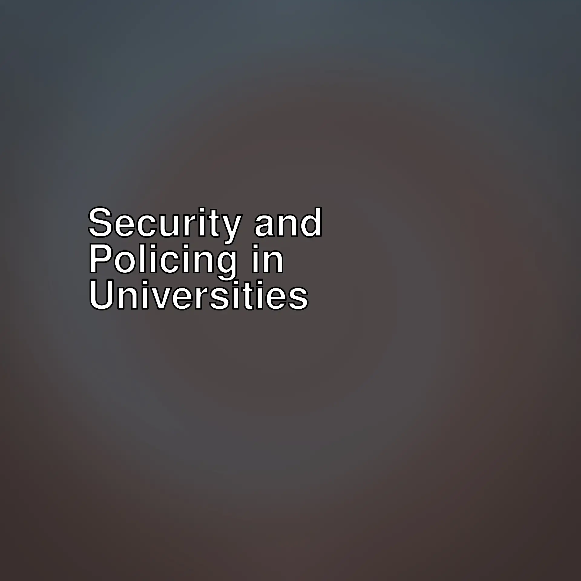 Security measures in universities are increasing. Selin Nakıpoğlu emphasizes that the process of policing will accelerate. The freedom of thought among youth is under threat.