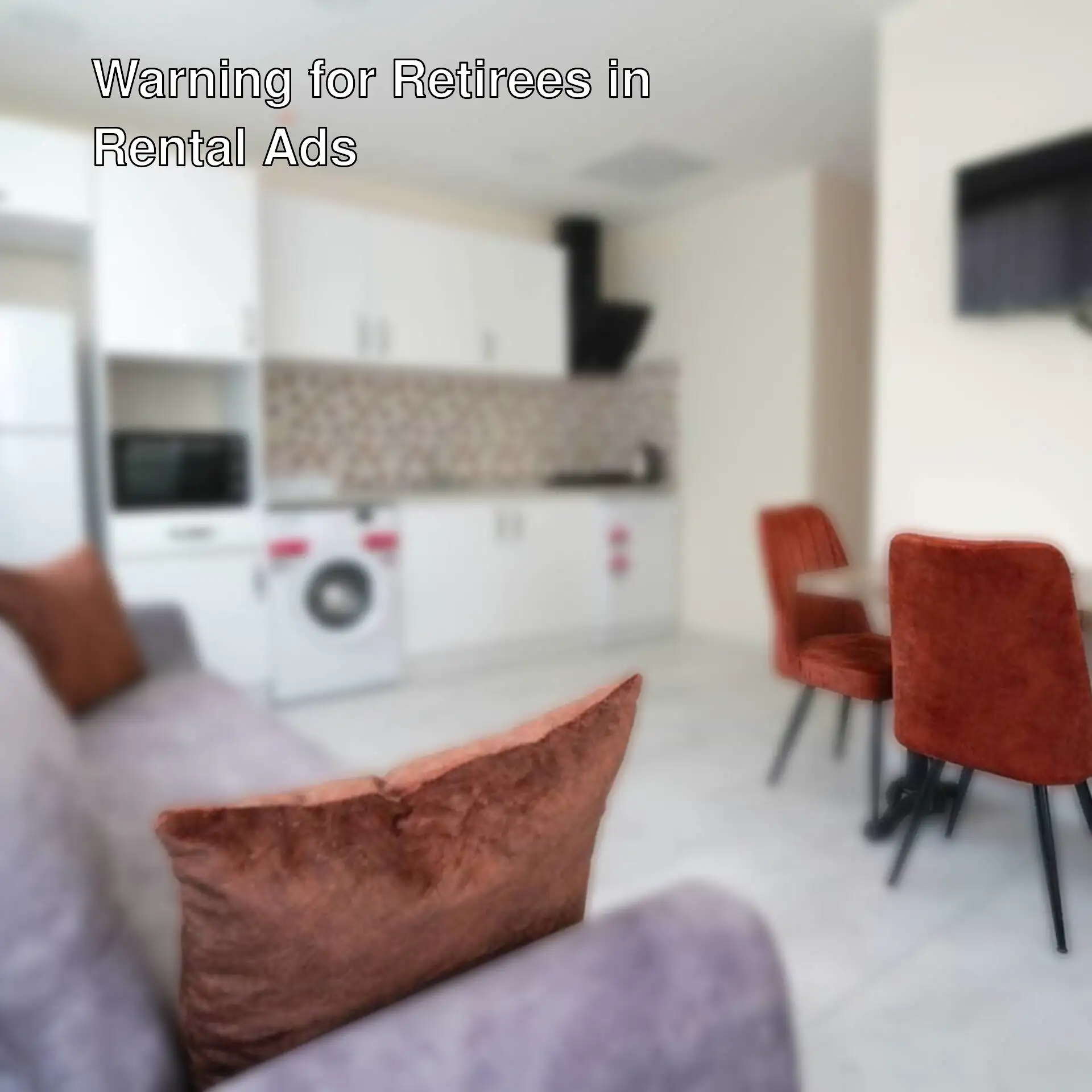 Interior view of a rental apartment in Istanbul.