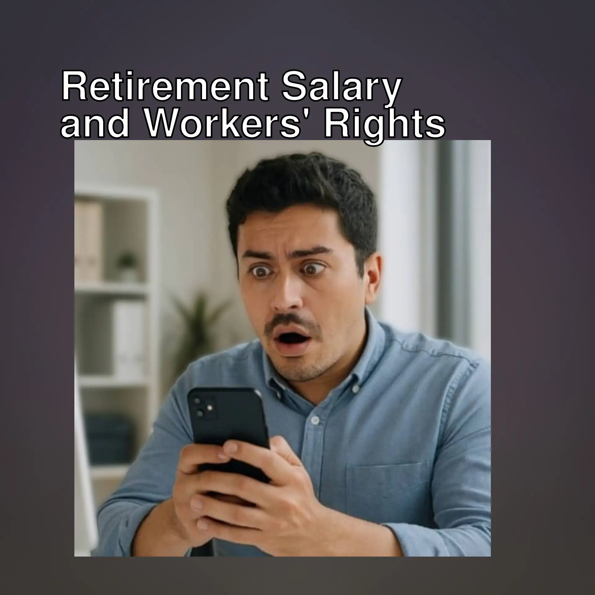 A man looking at a phone.