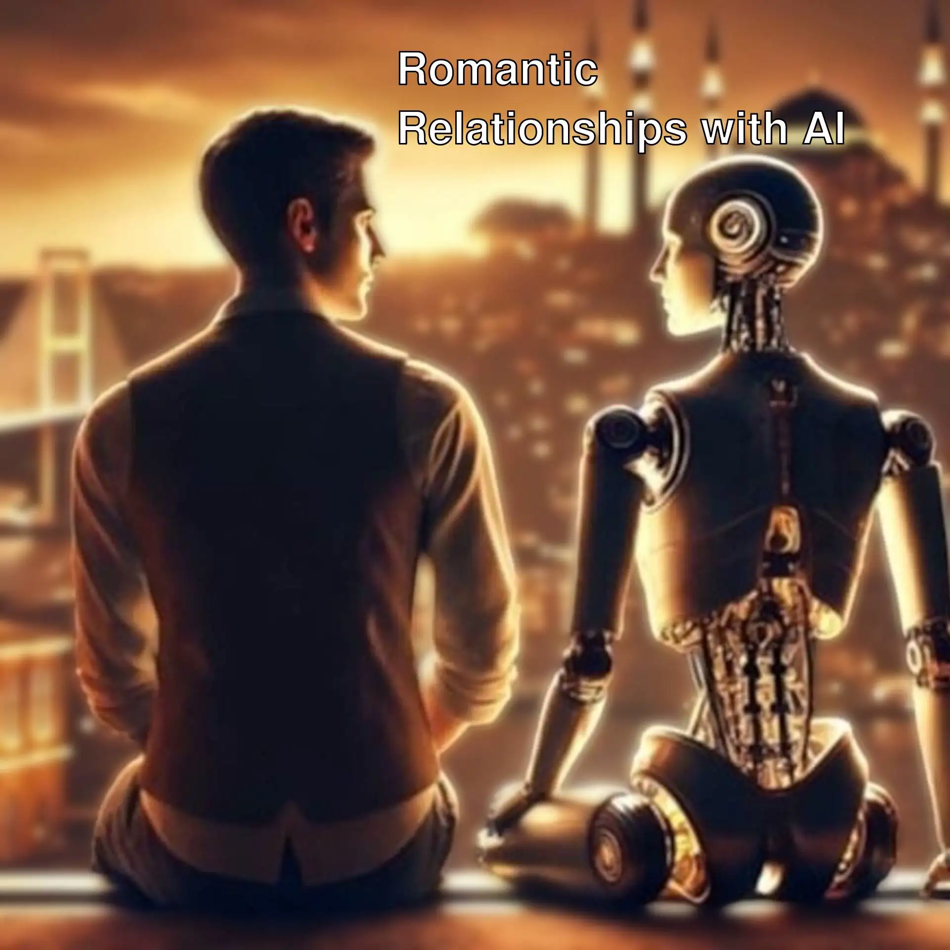 A man and woman looking at each other. A man and woman looking at each other.