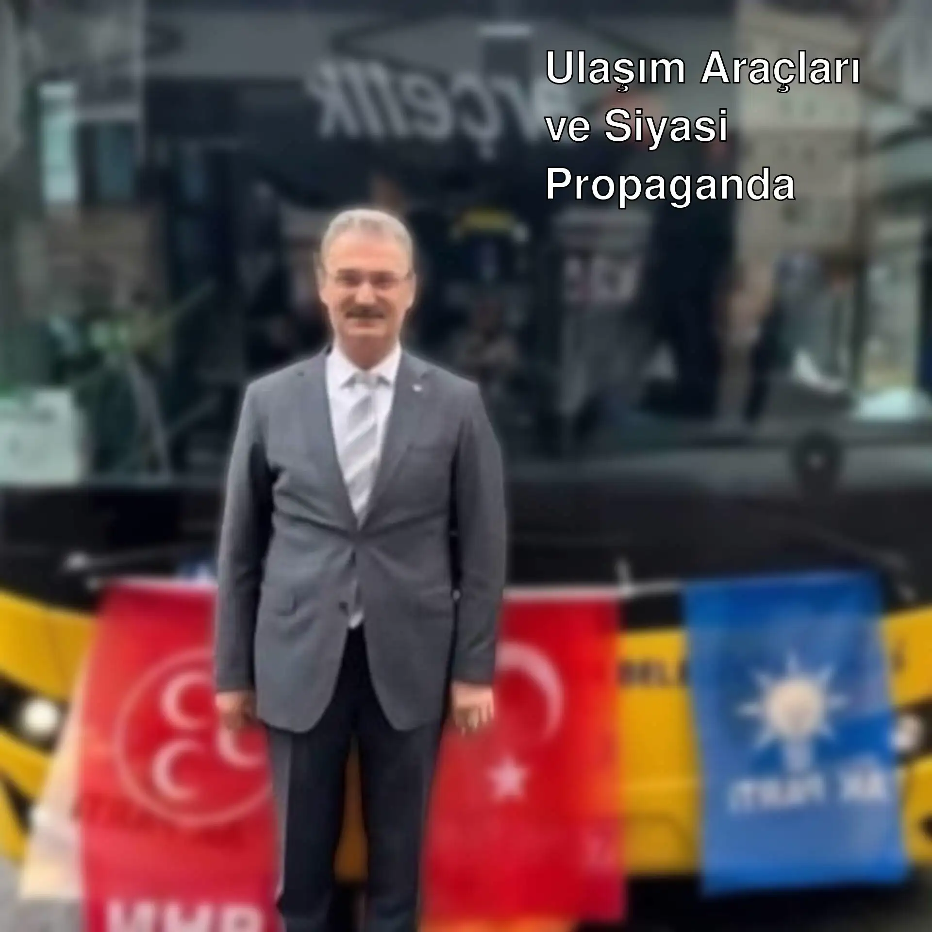 Bir adam otobüsün önünde duruyor. Bir adam otobüsün önünde duruyor.
