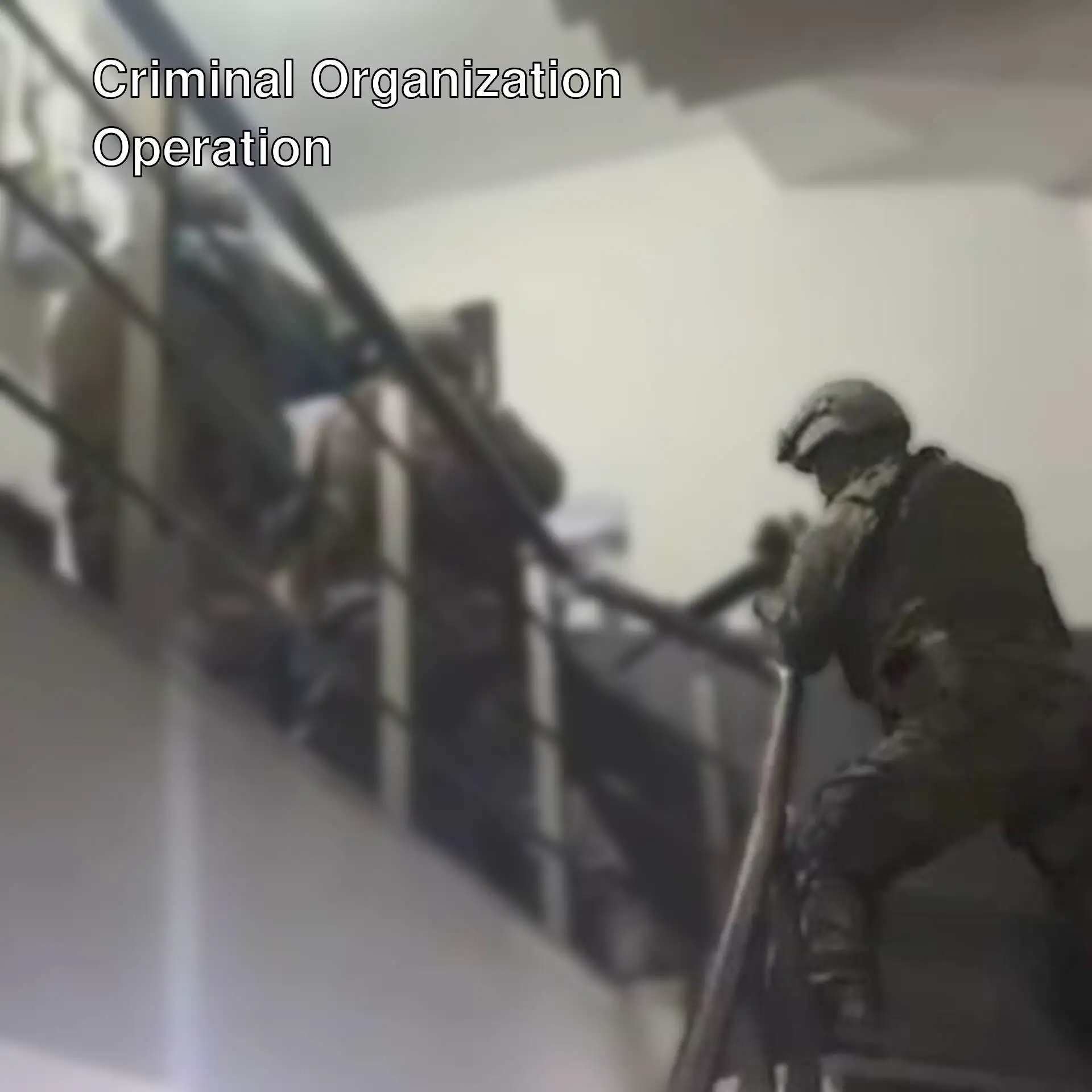 People detained during the criminal organization operation. People detained during the criminal organization operation.