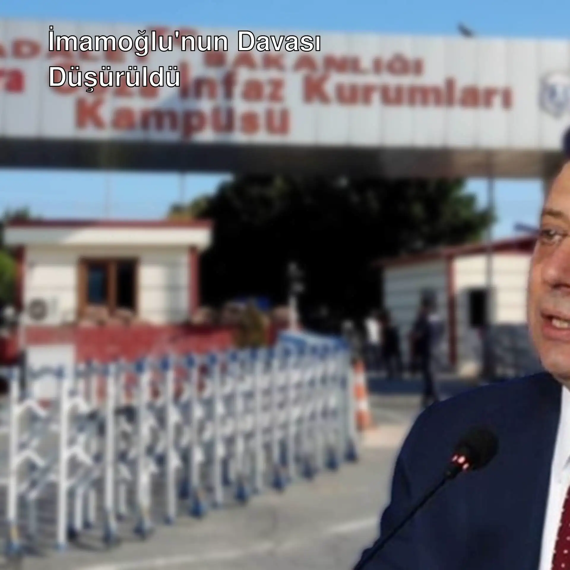 Ekrem İmamoğlu, mikrofonla konuşuyor. Ekrem İmamoğlu, mikrofonla konuşuyor.