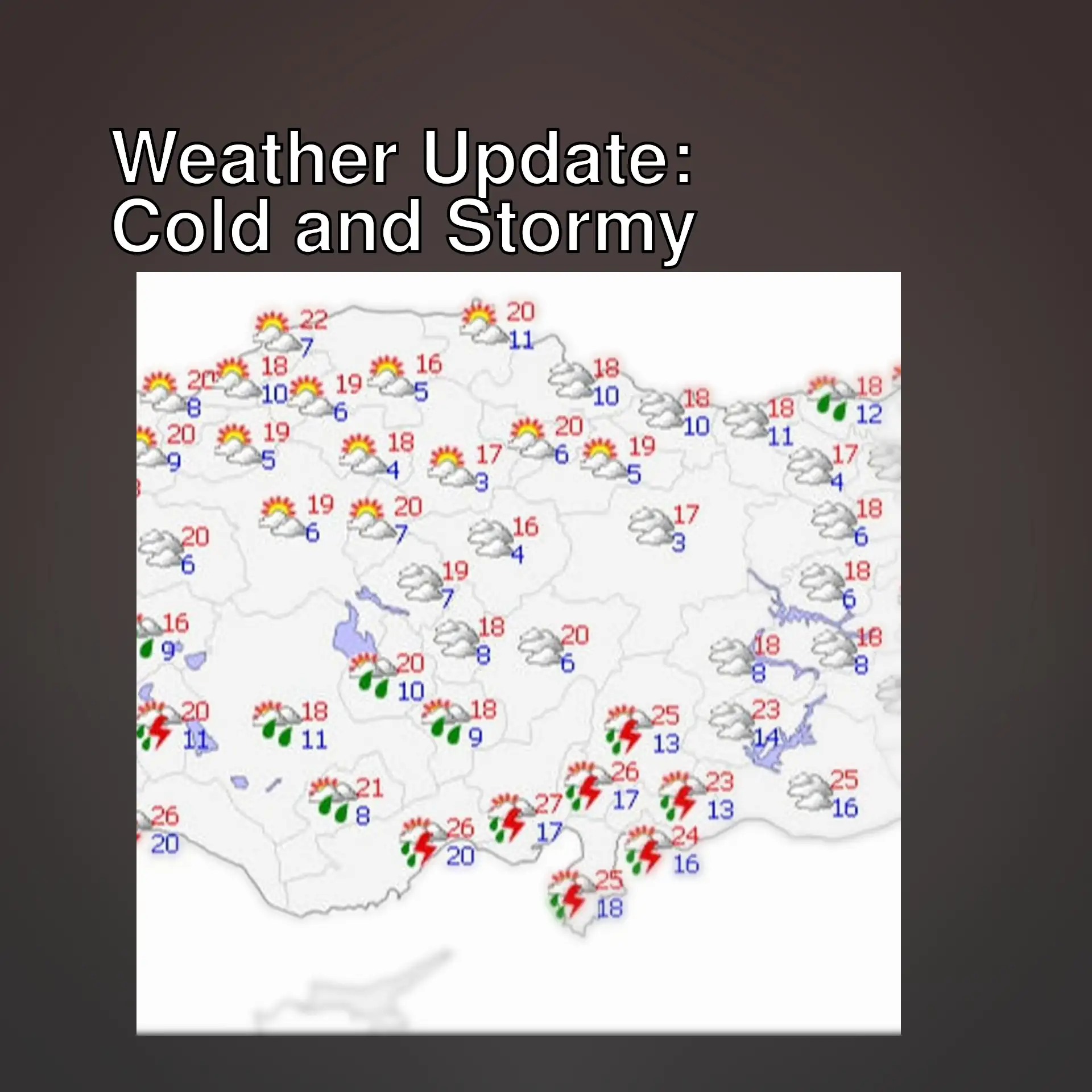 Weather map Weather map