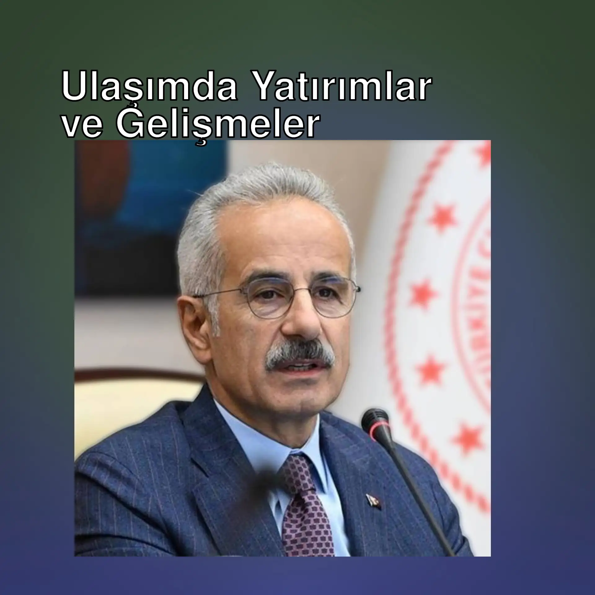 Ulaştırma Bakanı Abdulkadir Uraloğlu, ulaşım yatırımları hakkında bilgi veriyor. Ulaştırma Bakanı Abdulkadir Uraloğlu, ulaşım yatırımları hakkında bilgi veriyor.