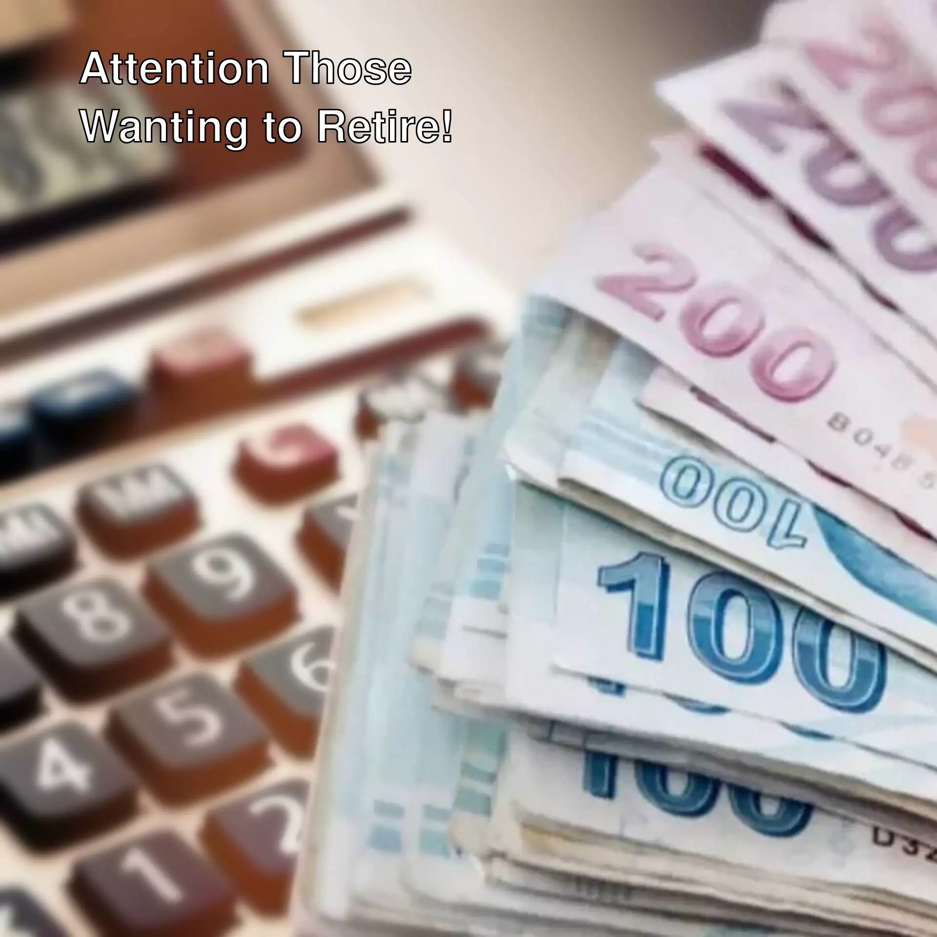 Good news from SGK for those who want to retire. Good news from SGK for those who want to retire.