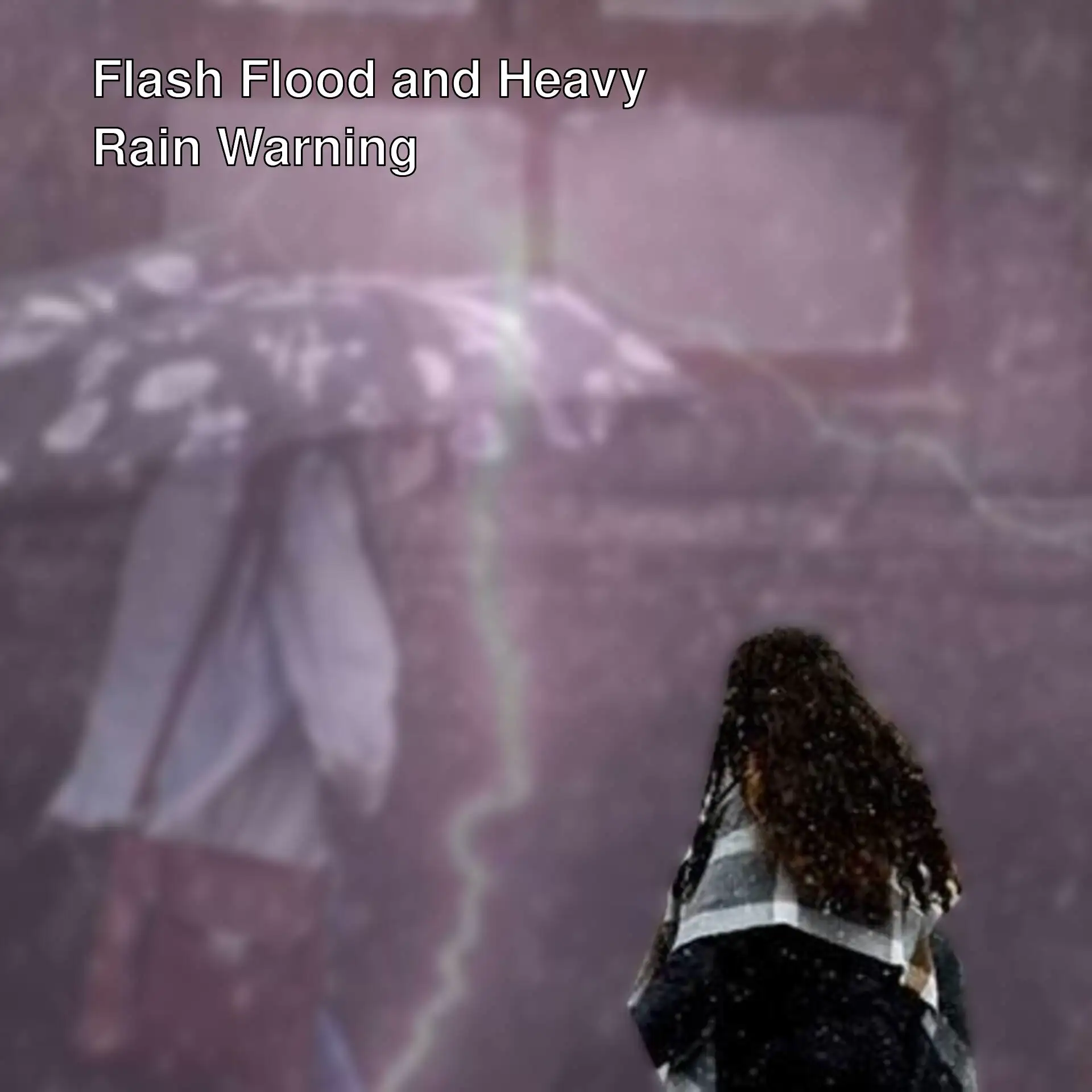 Two people walking under an umbrella. Two people walking under an umbrella.