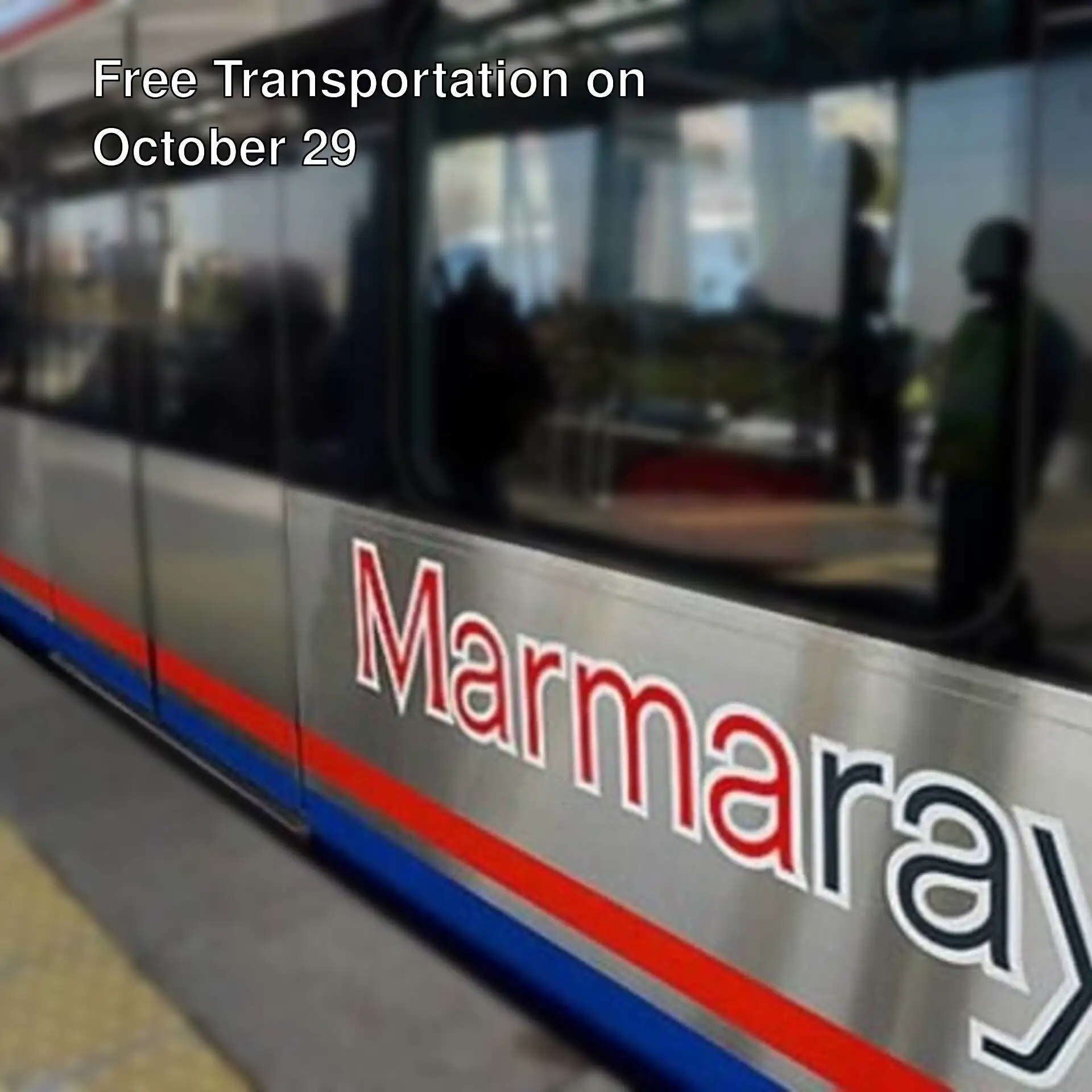 A train for free transportation on October 29