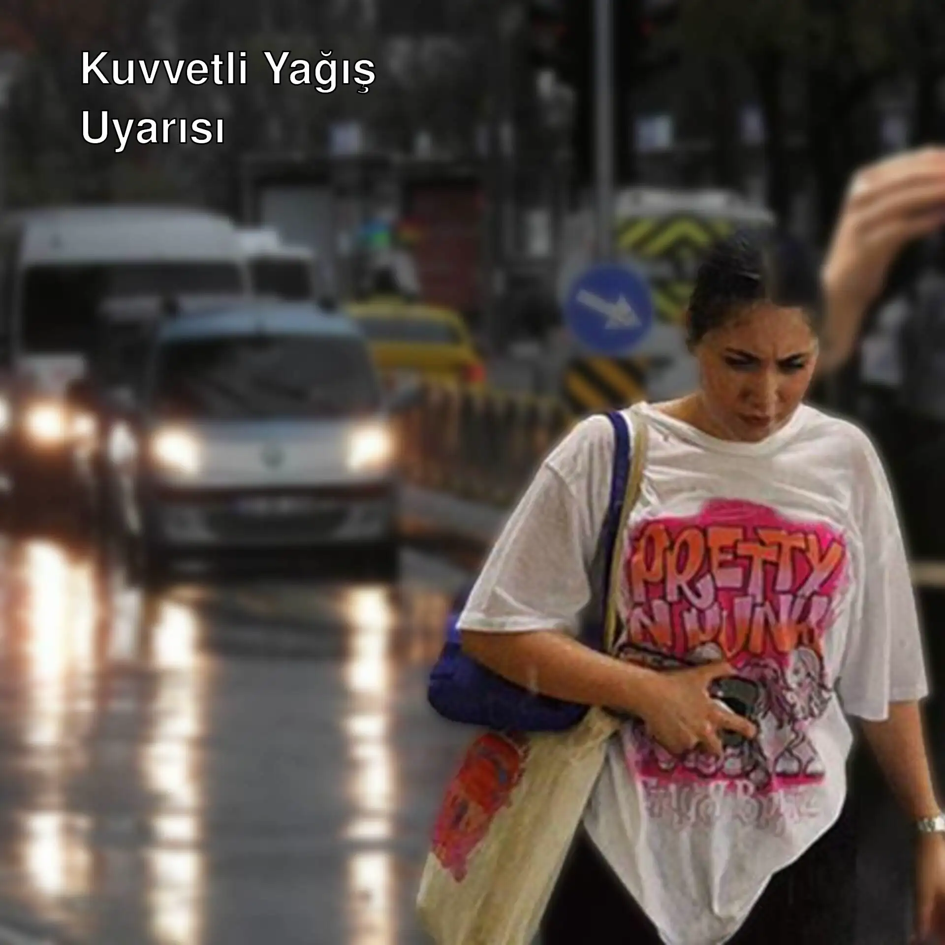 Meteoroloji uyarısı ile ilgili bir harita. Meteoroloji uyarısı ile ilgili bir harita.