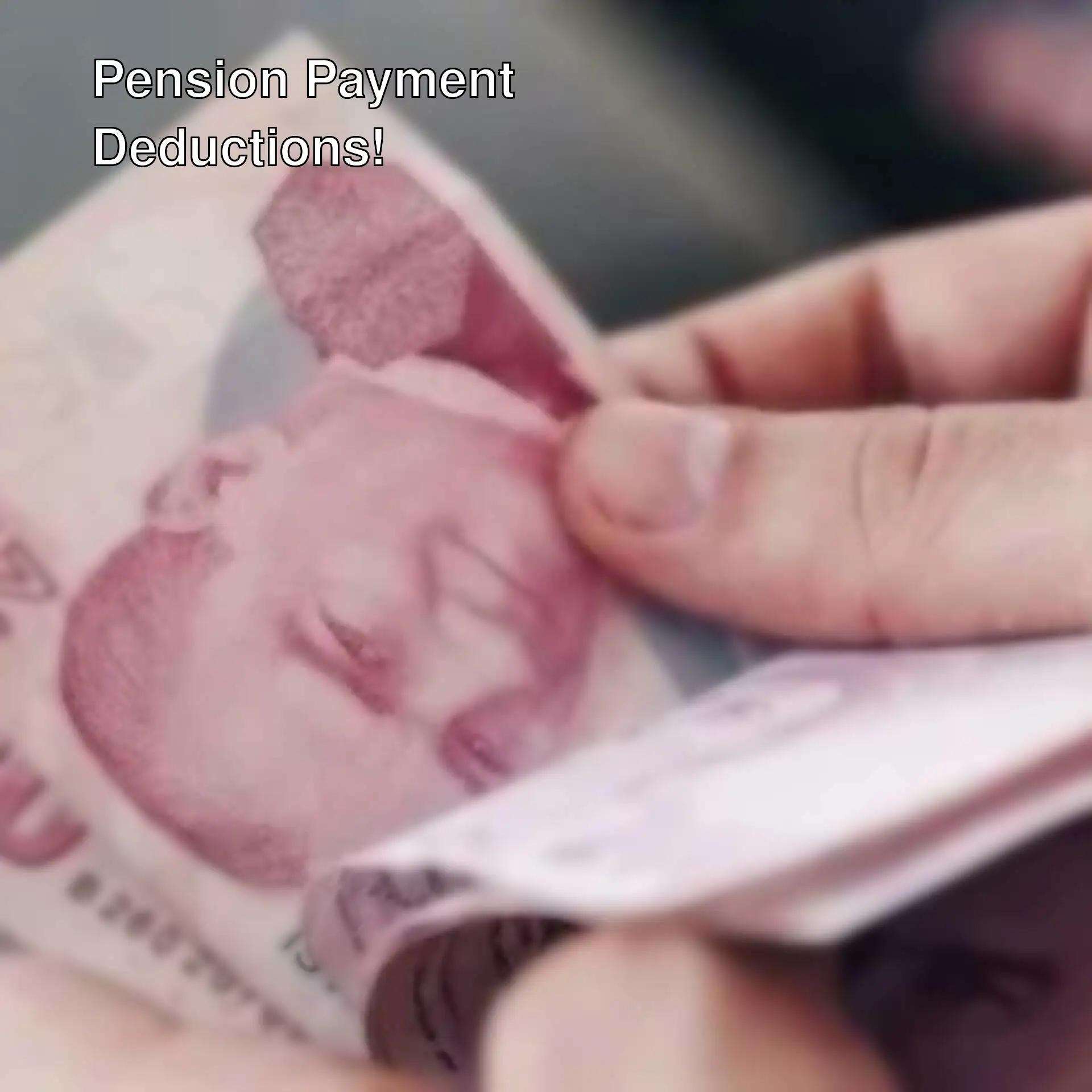 A person holding money. A person holding money.