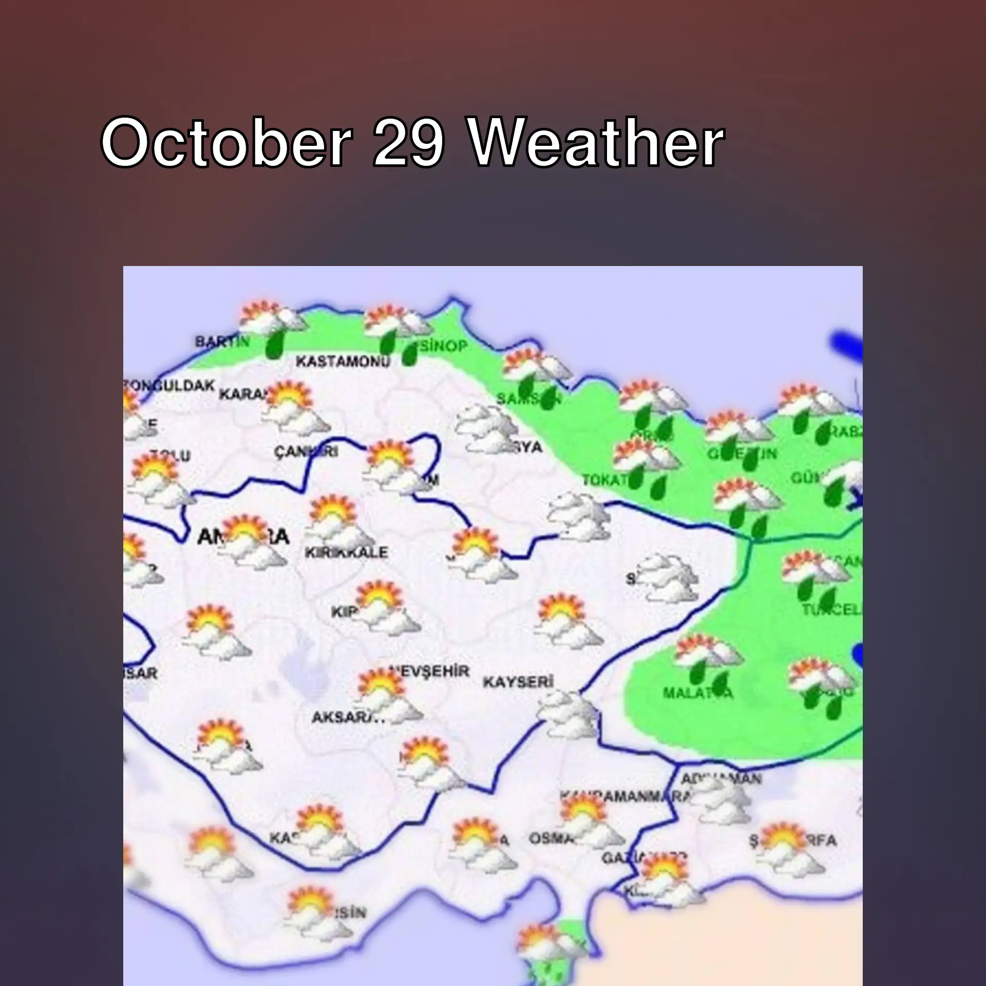 Weather map Weather map
