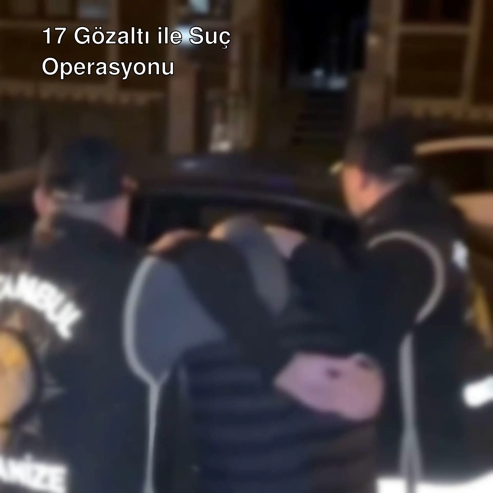 İstanbul'da düzenlenen suç örgütü operasyonu.