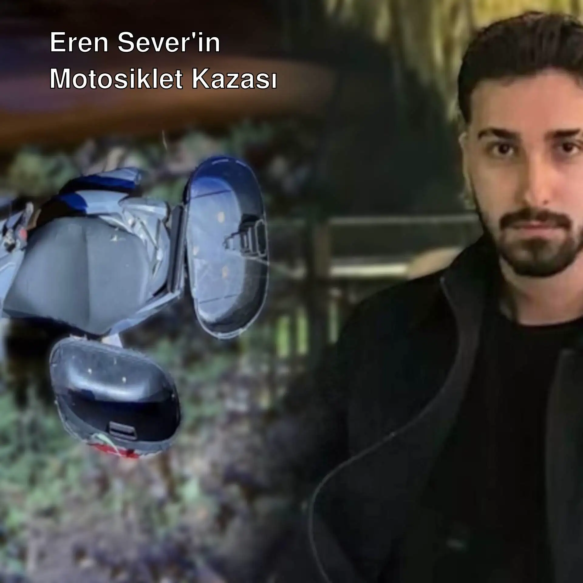 Eren Sever'in motosiklet kazasında hayatını kaybettiği an. Eren Sever'in motosiklet kazasında hayatını kaybettiği an.
