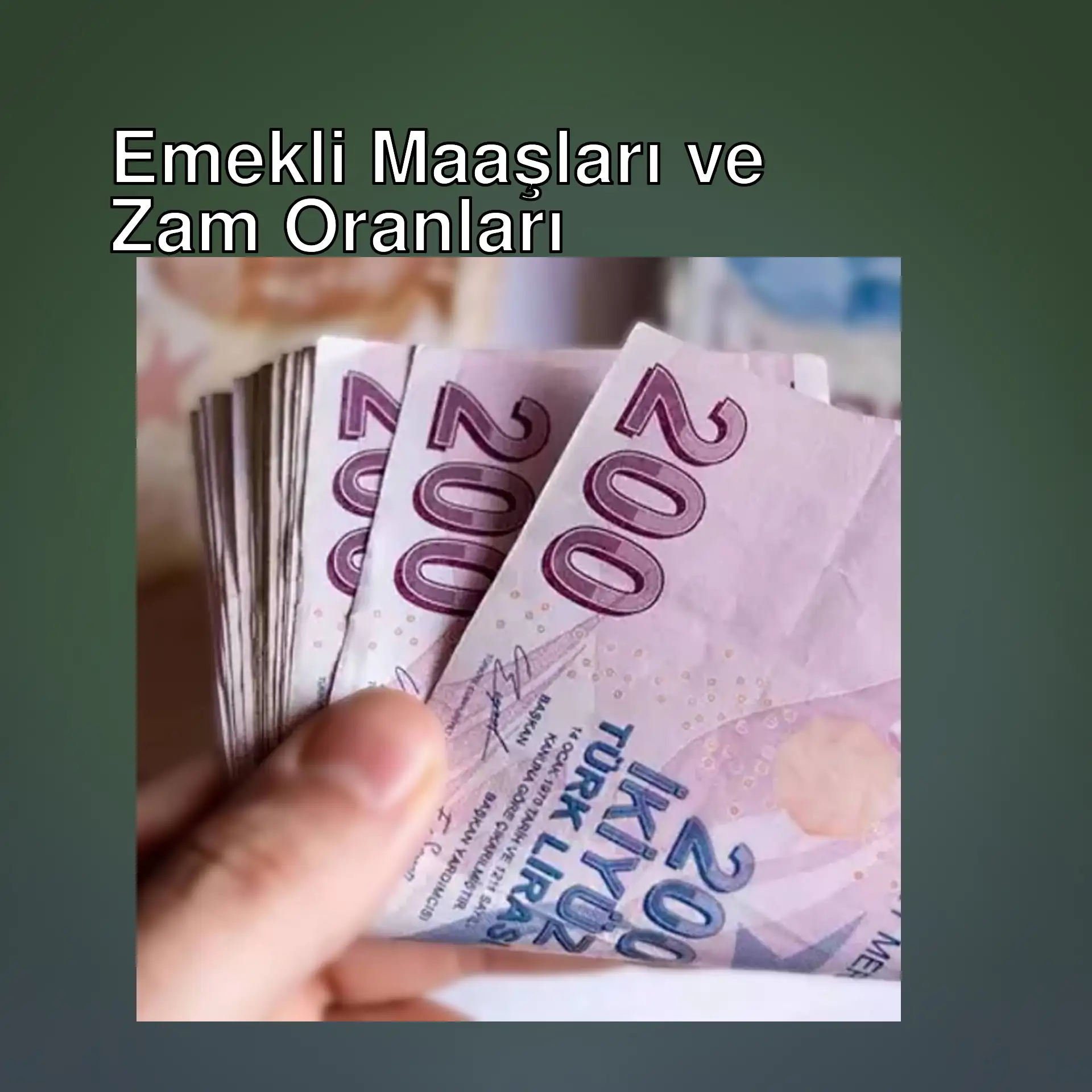 Bir elin para tuttuğu görüntü.