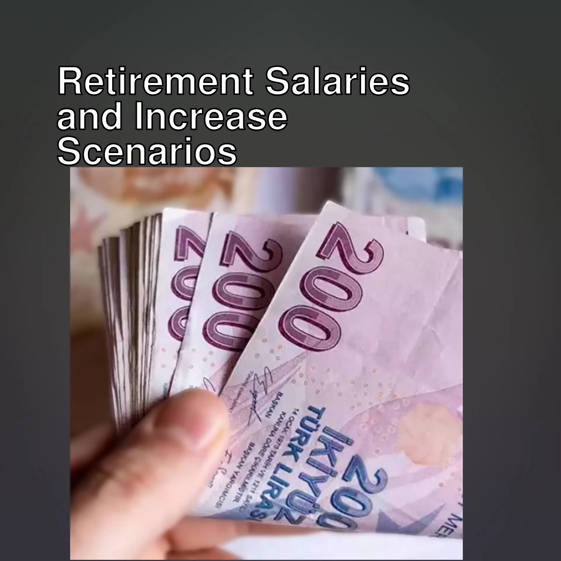 A person holding money.