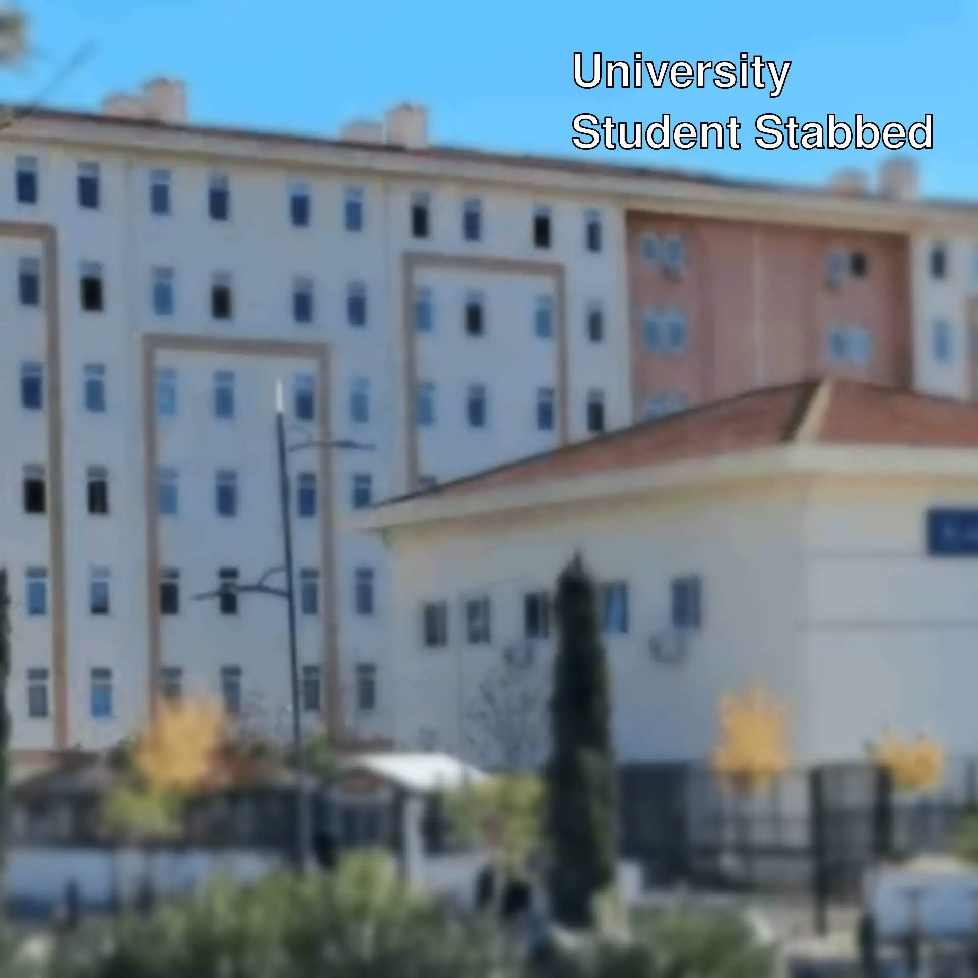 A building with many windows. A building with many windows.