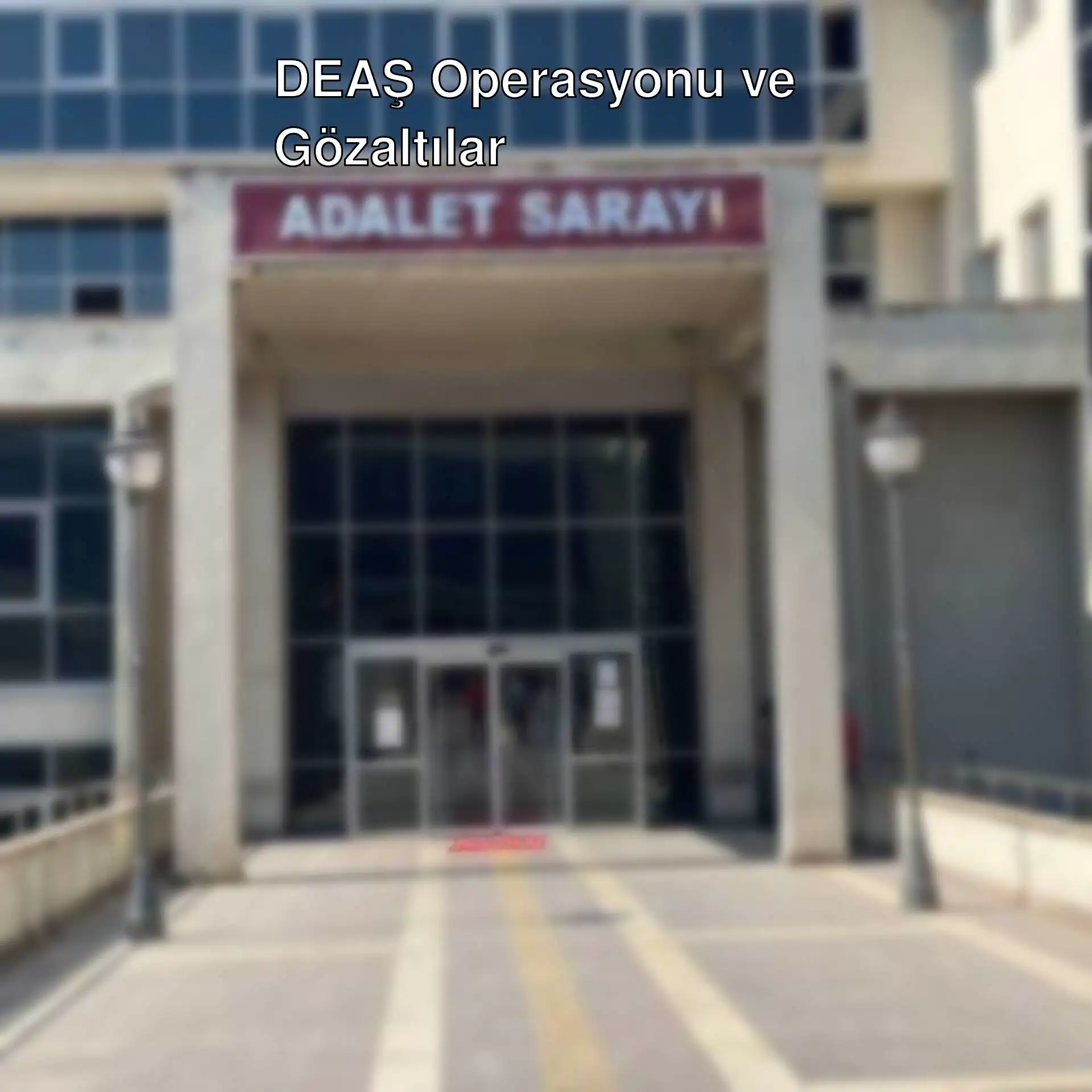 Osmaniye'de DEAŞ operasyonu sonrası tutuklanan kişiler.