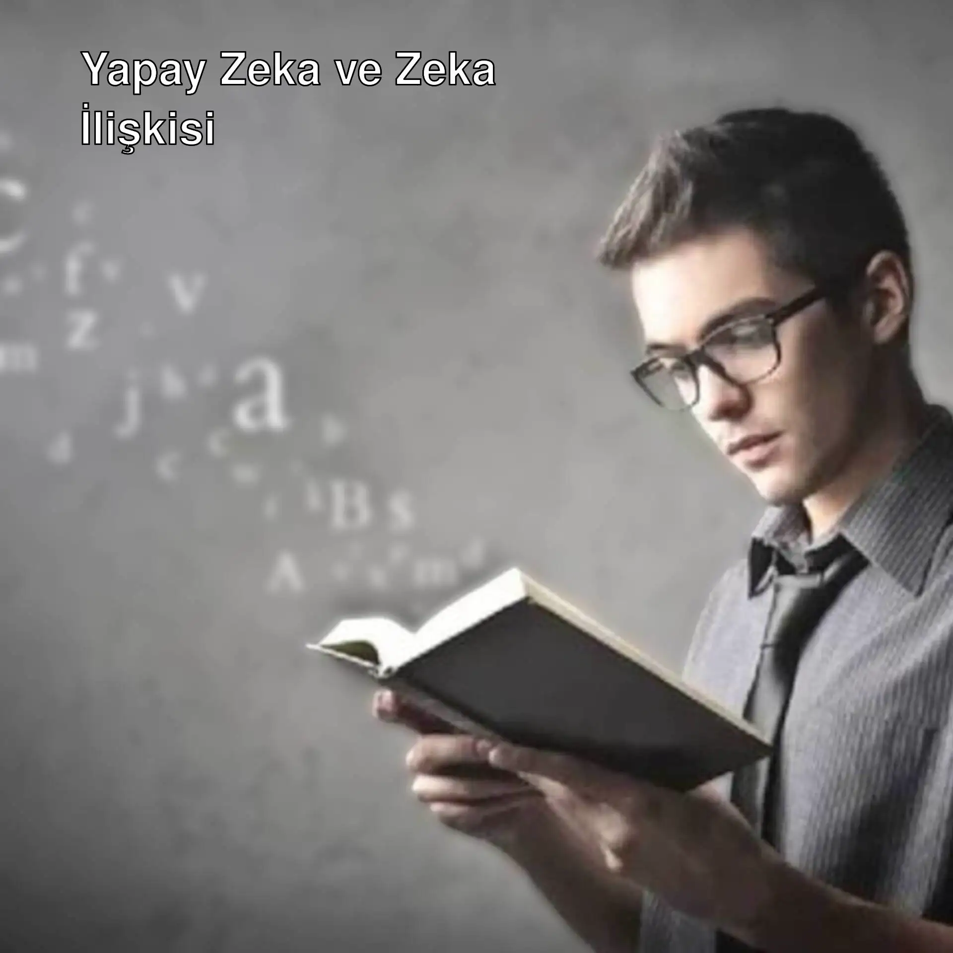 Bir adam kitap okuyor. Bir adam kitap okuyor.