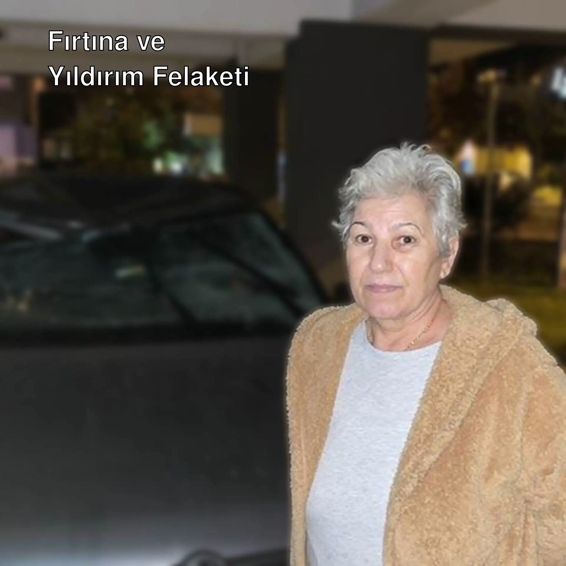 Fırtına sonrası devrilen ağaçlar ve zarar gören araçlar. Fırtına sonrası devrilen ağaçlar ve zarar gören araçlar.