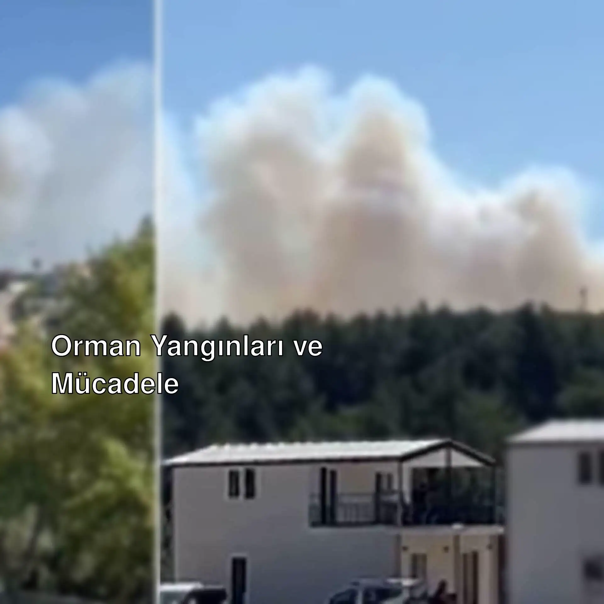 Gökyüzünde yangın. Gökyüzünde yangın.
