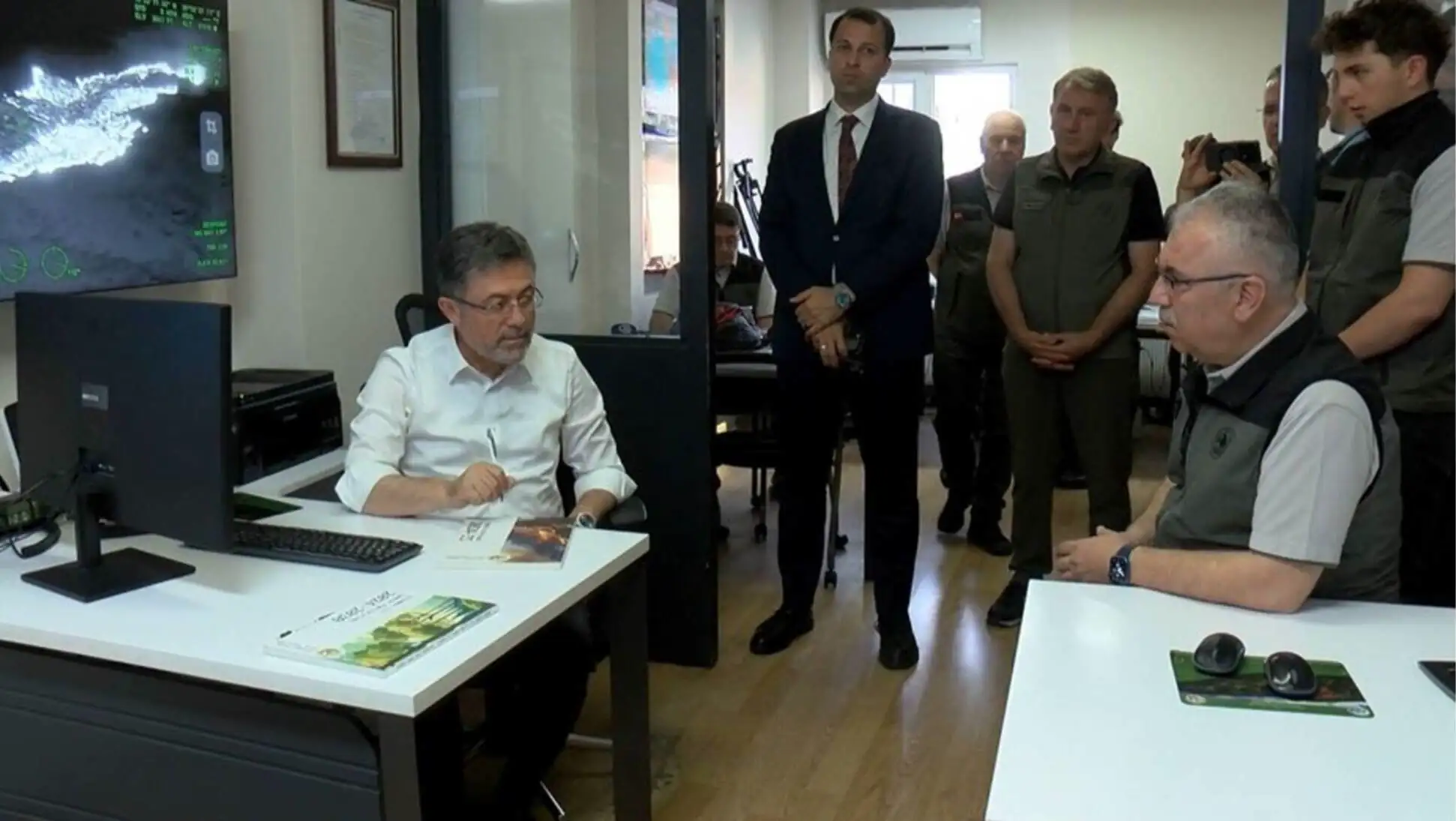 Minister Yumaklı speaks about forest fires. Minister Yumaklı speaks about forest fires.