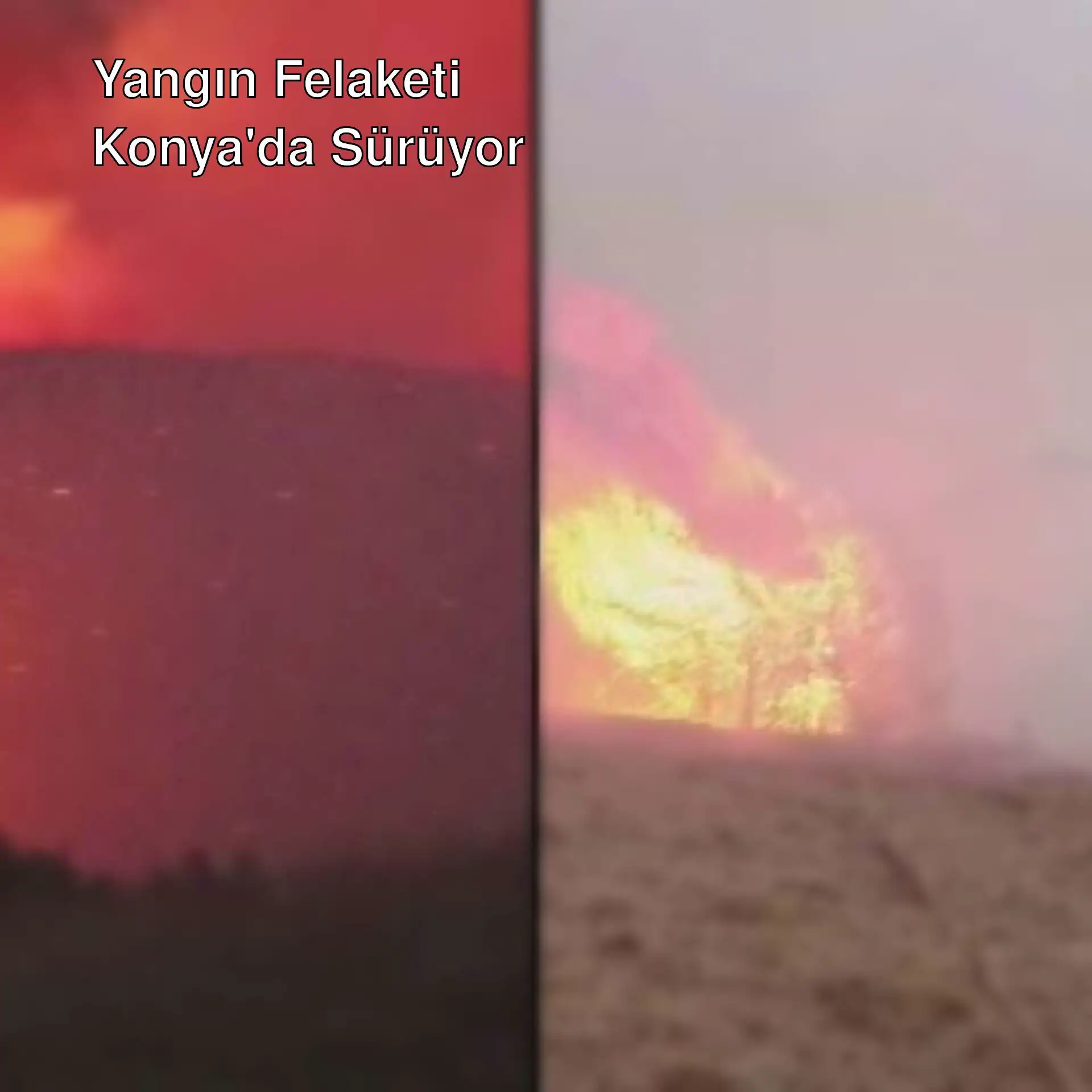 A fire and smoke in a field A fire and smoke in a field