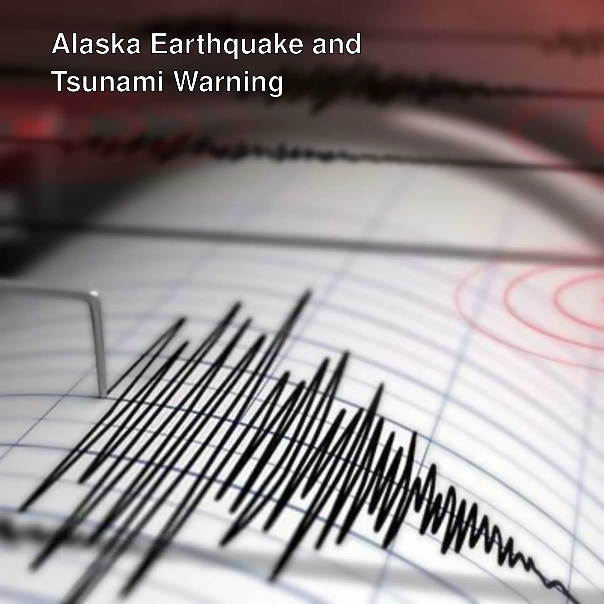 Tsunami warning issued after the earthquake in Alaska. Tsunami warning issued after the earthquake in Alaska.