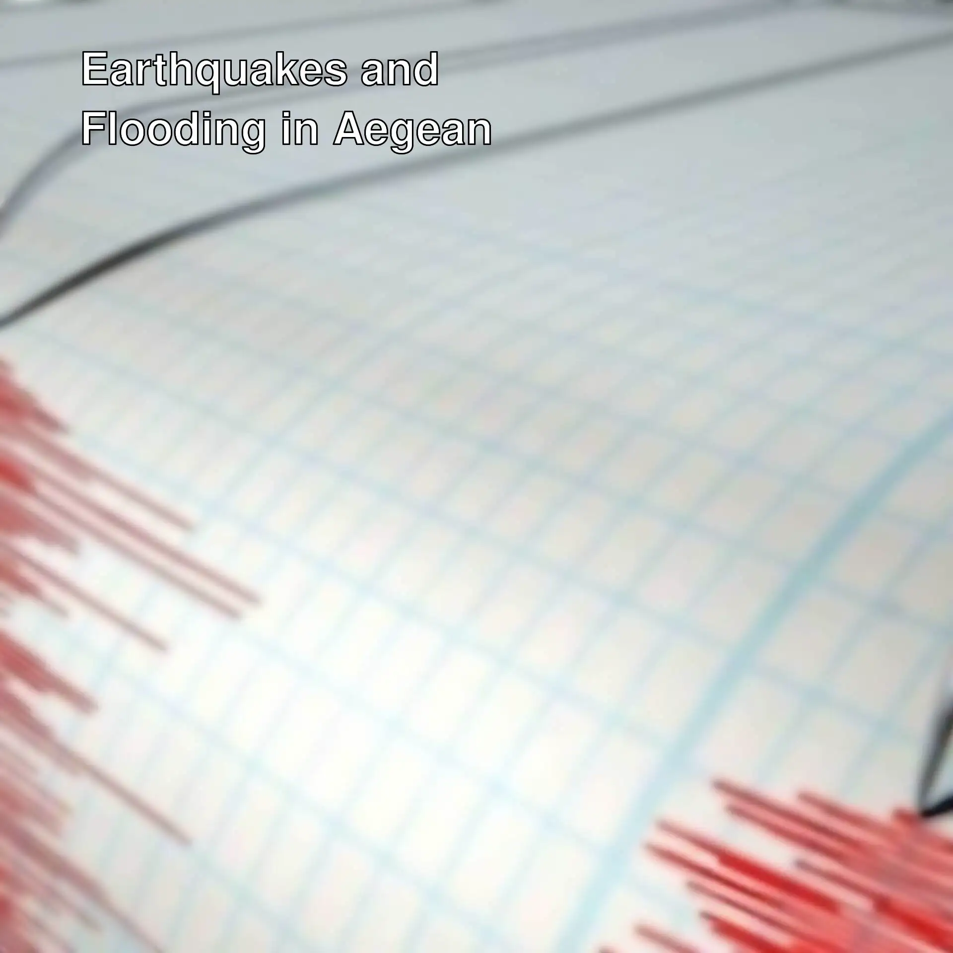 Graph related to earthquakes in the Aegean Sea. Graph related to earthquakes in the Aegean Sea.