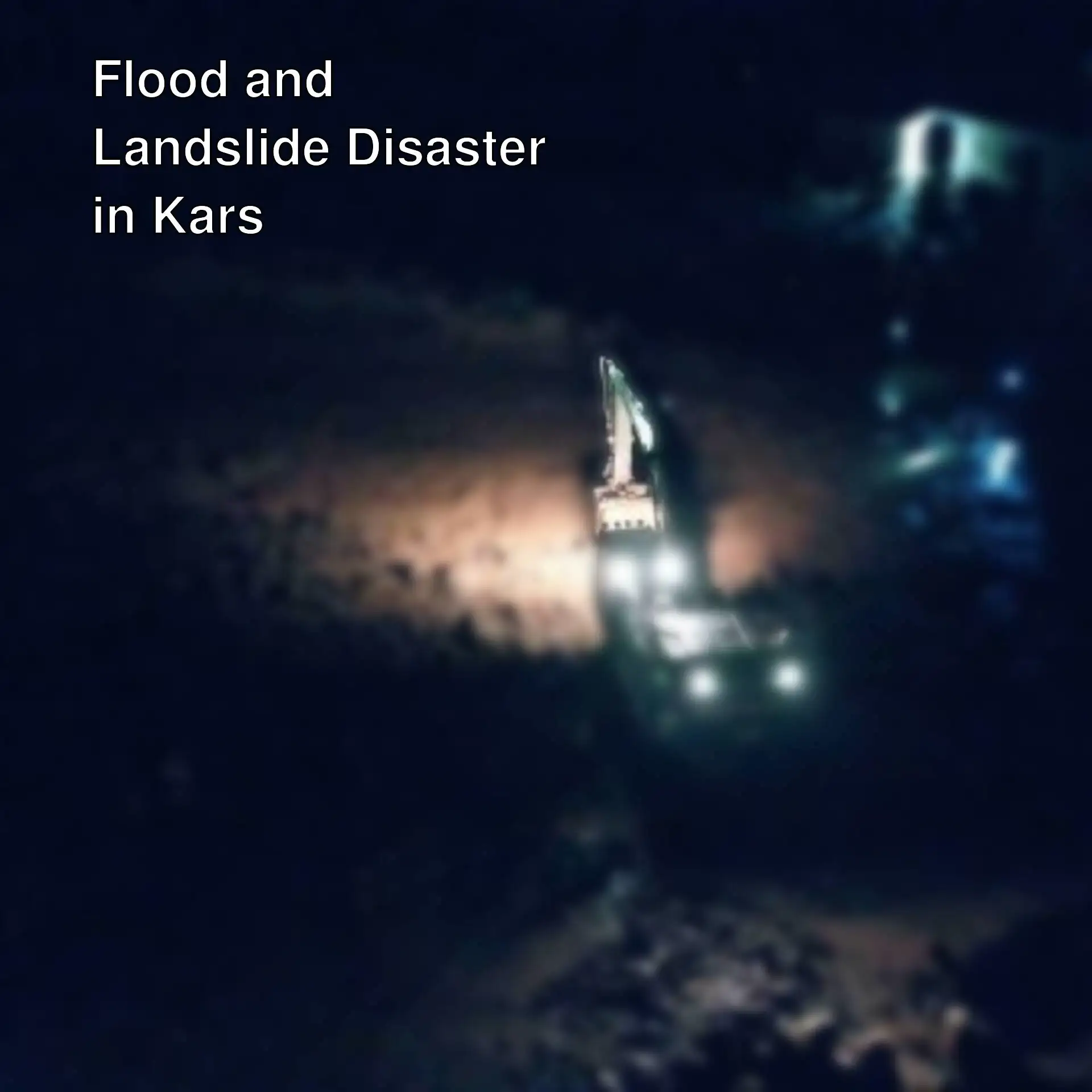Rescue operations after the flood and landslide disaster in Kars. Rescue operations after the flood and landslide disaster in Kars.