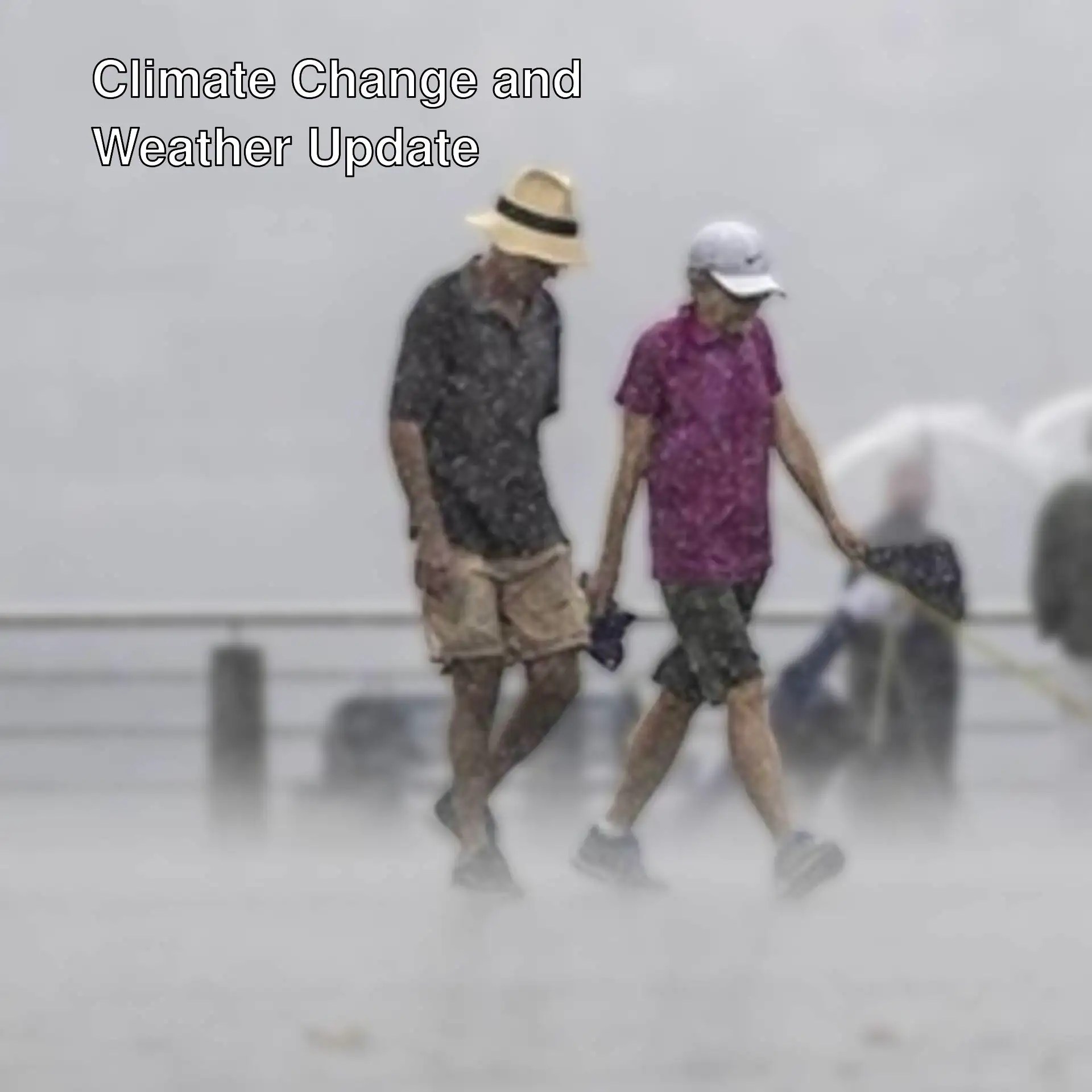 A man and woman walking in the rain. A man and woman walking in the rain.
