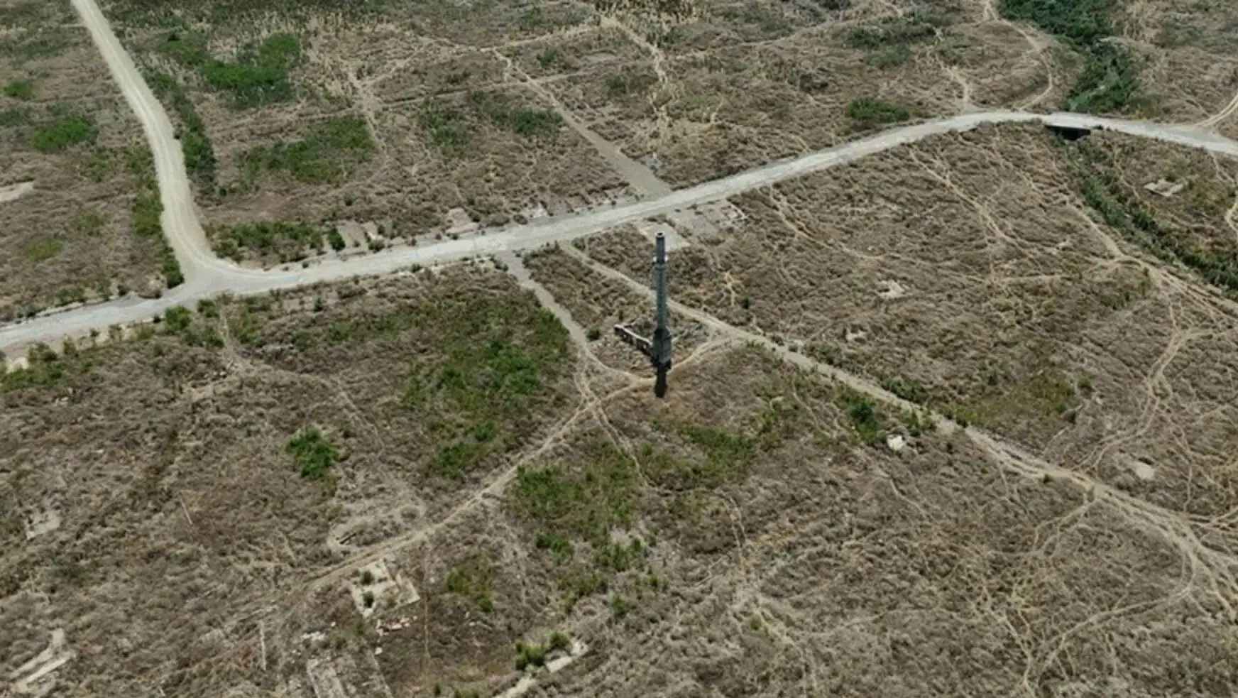 A dam in Izmir with reduced water levels. A dam in Izmir with reduced water levels.