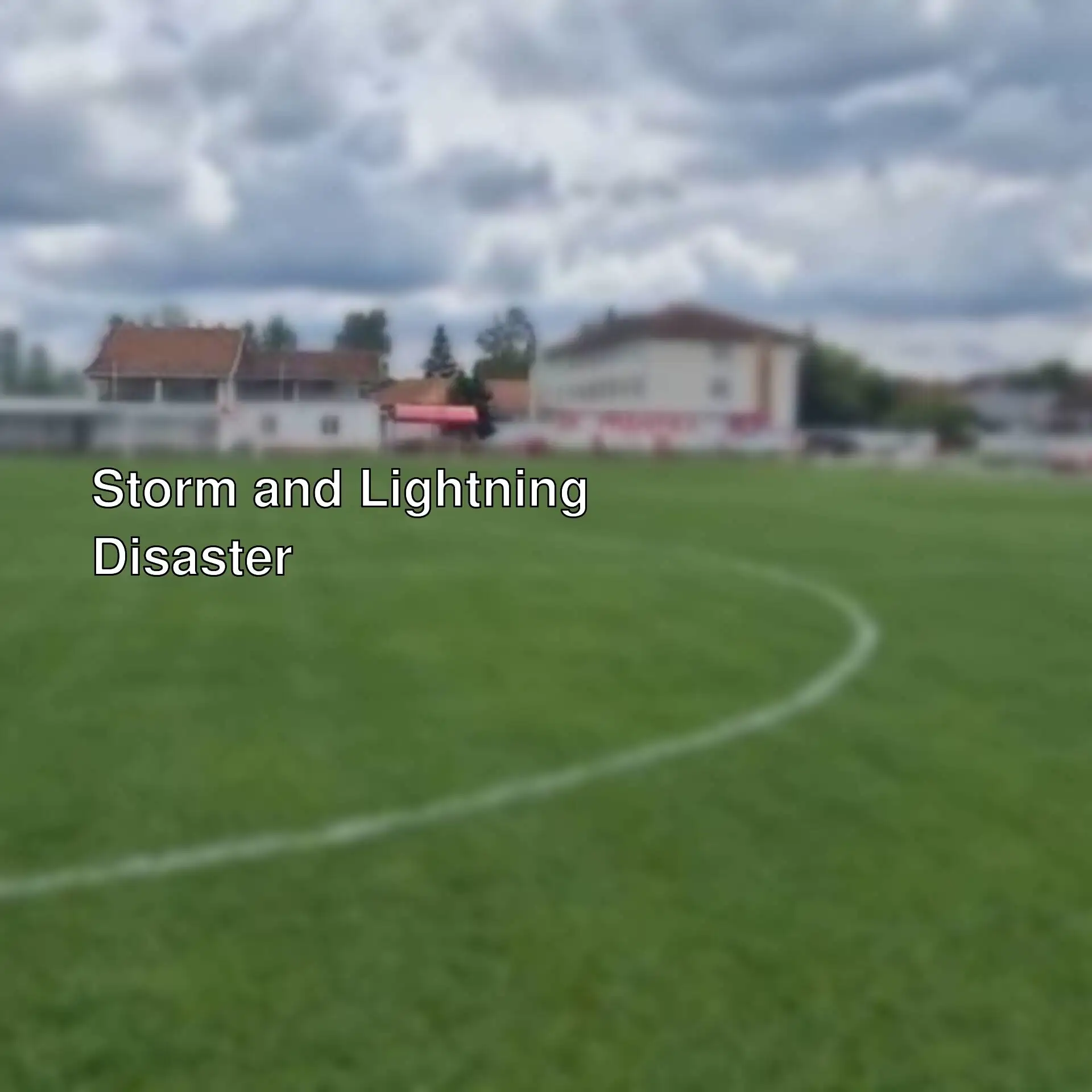 Injuries from a lightning strike on a football field. Injuries from a lightning strike on a football field.