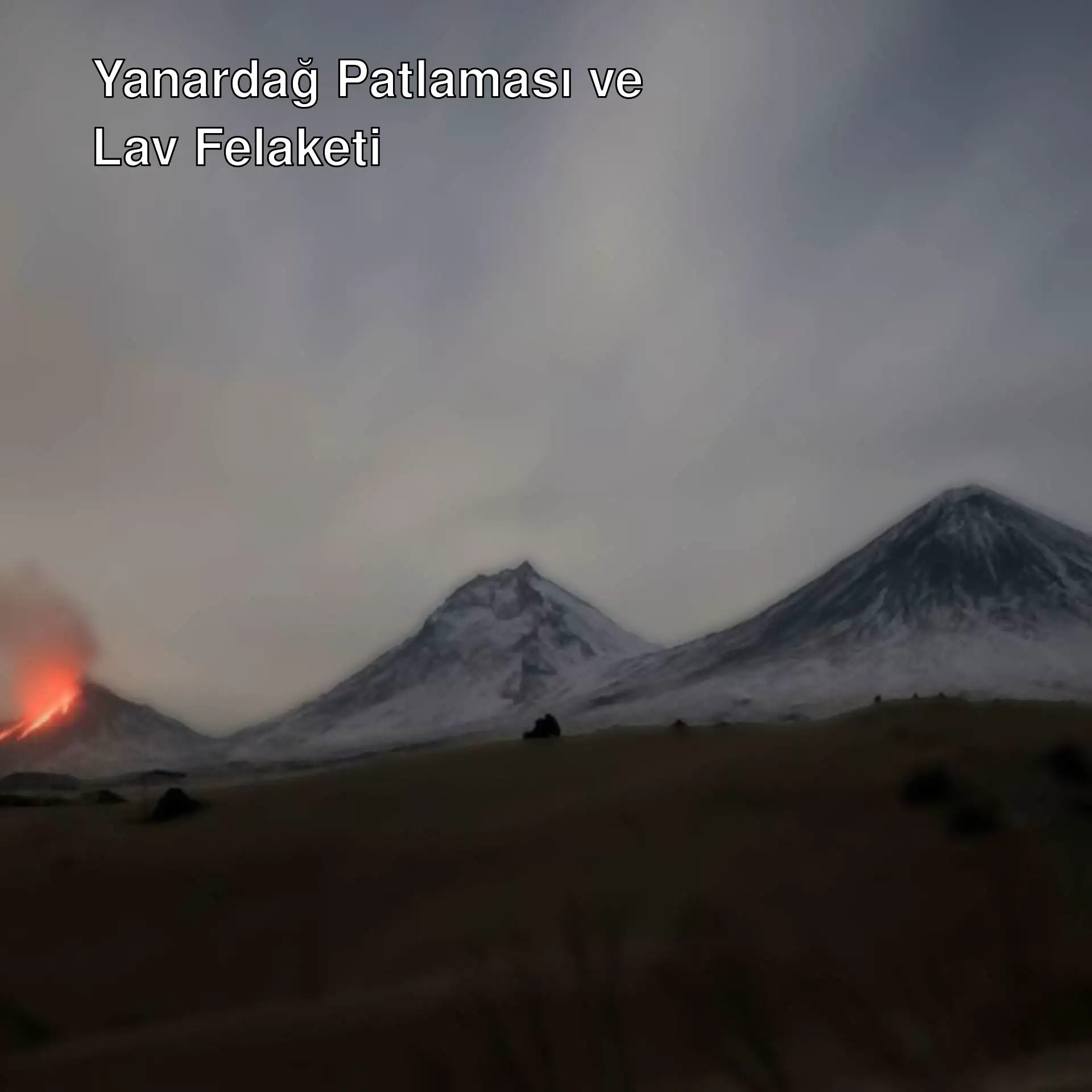 Klyuçevskaya yanardağında patlama anı.