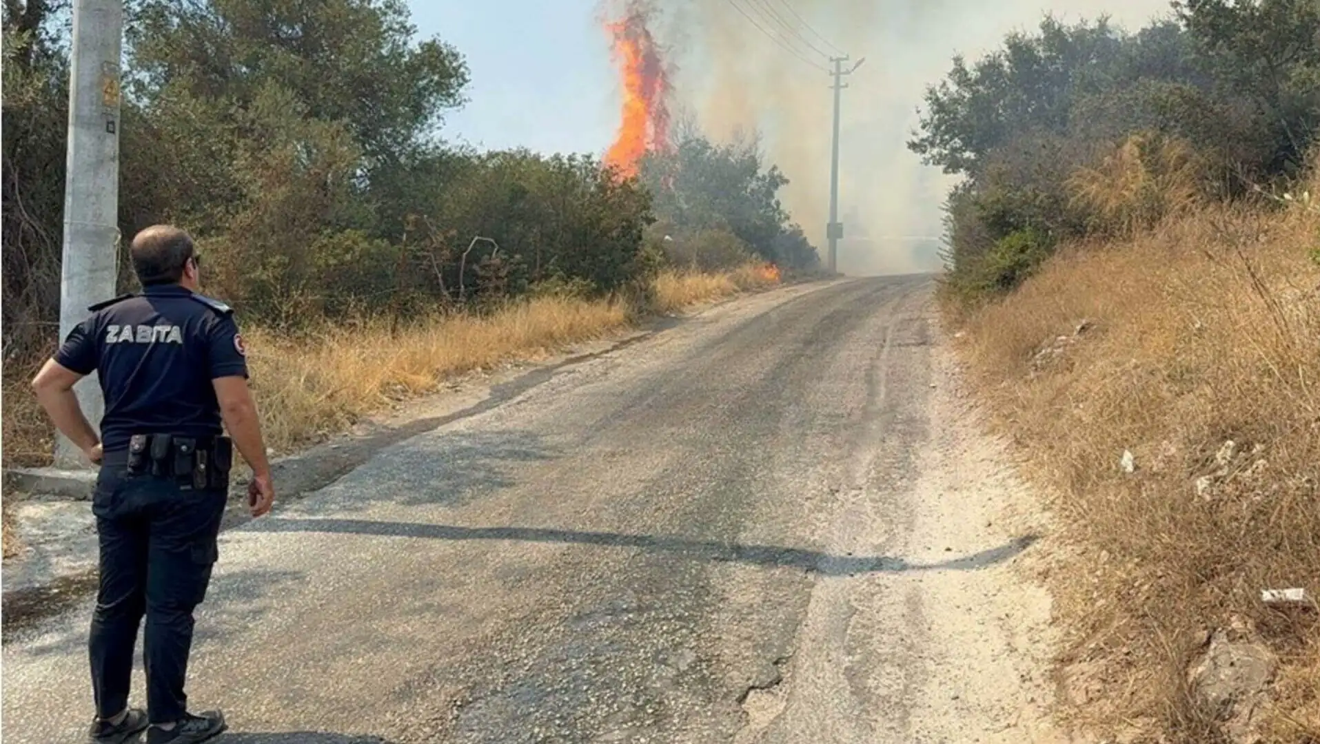 Fire in Bodrum