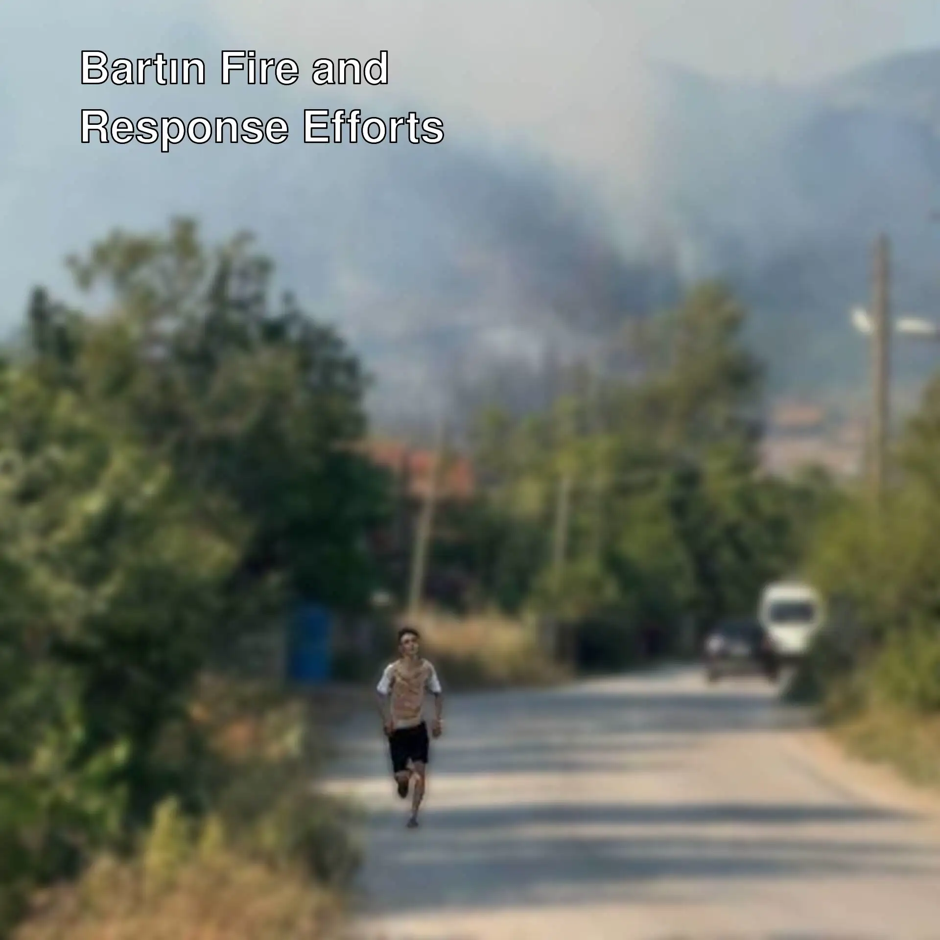 Forest fire in Bartın. Teams are responding from air and ground. Forest fire in Bartın. Teams are responding from air and ground.