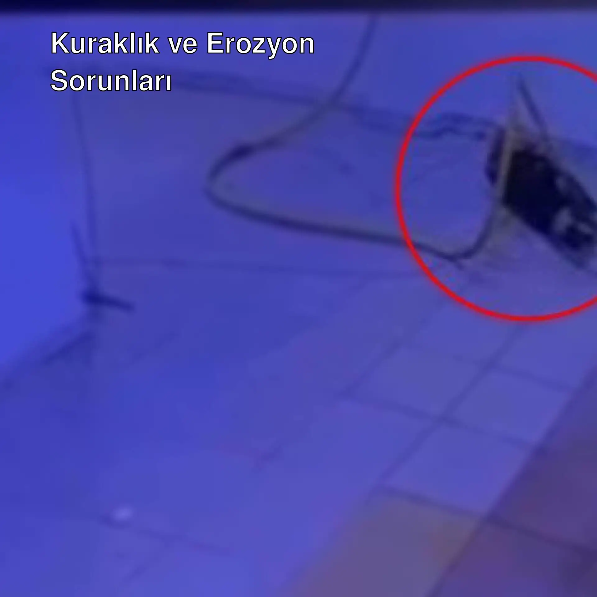 Kuraklık ve erozyon sorunlarıyla ilgili bir görsel. Kuraklık ve erozyon sorunlarıyla ilgili bir görsel.