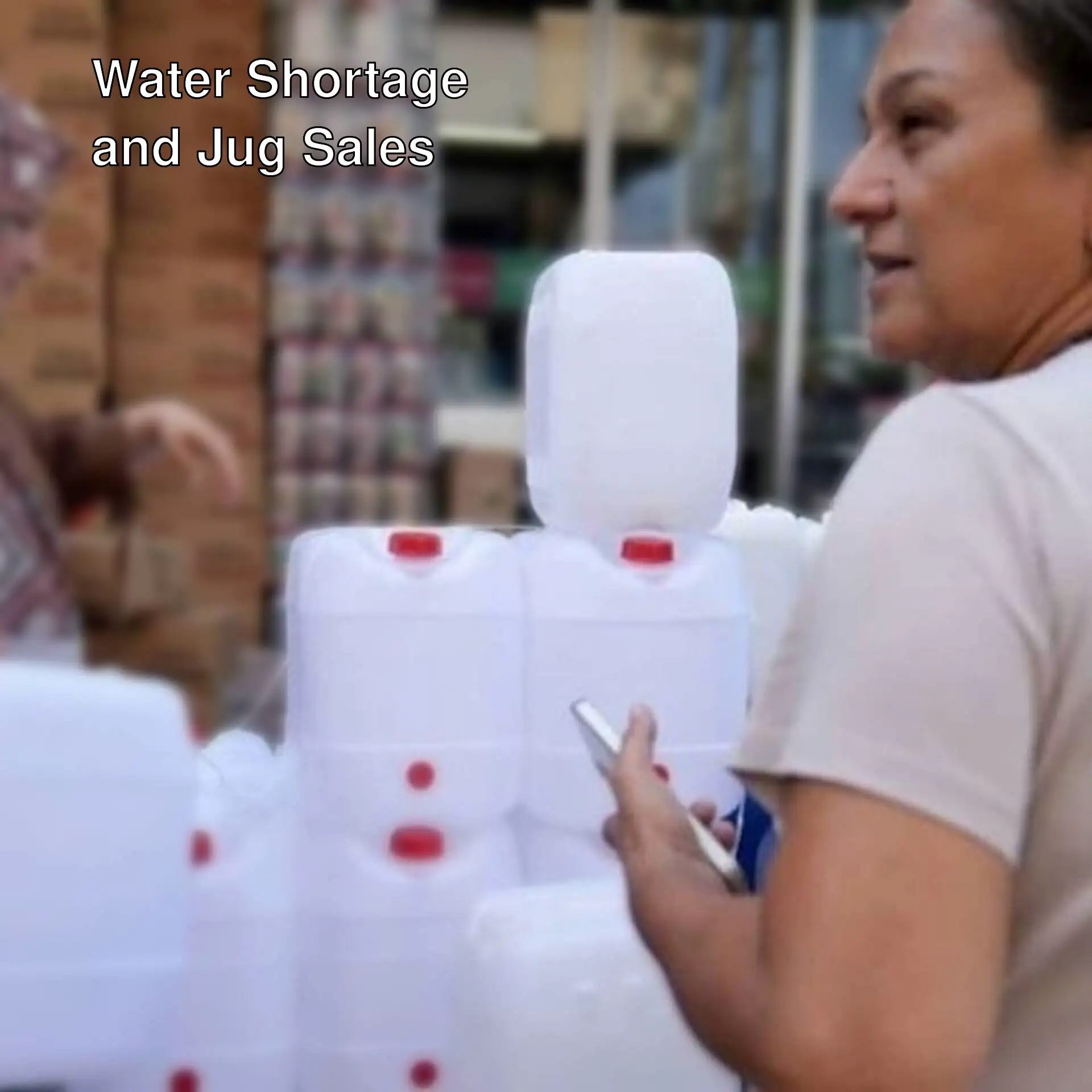 Jug sales are increasing in Izmir.