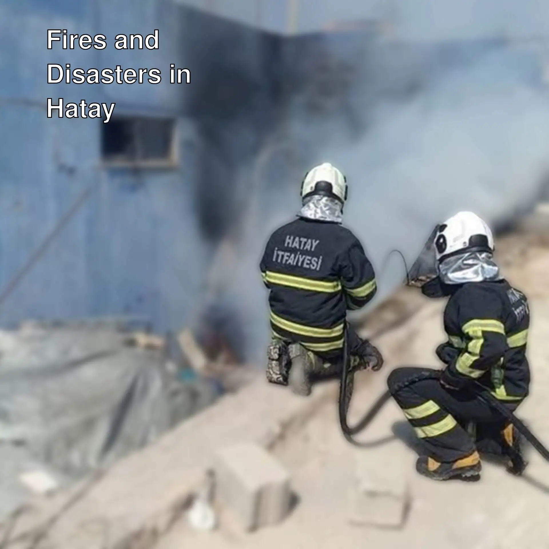 A group of firefighters in protective gear.