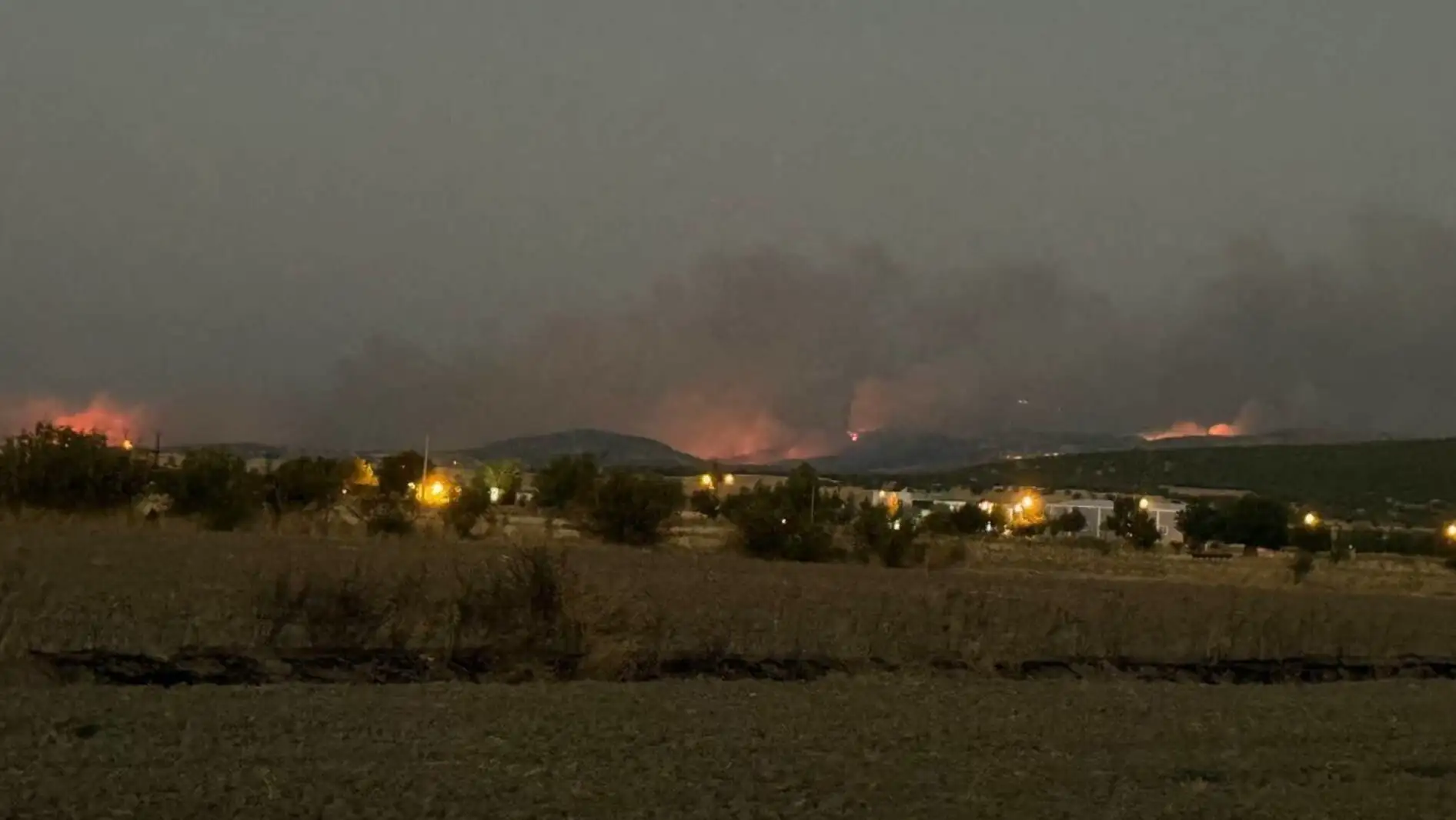Forest fire in Kocaeli Forest fire in Kocaeli
