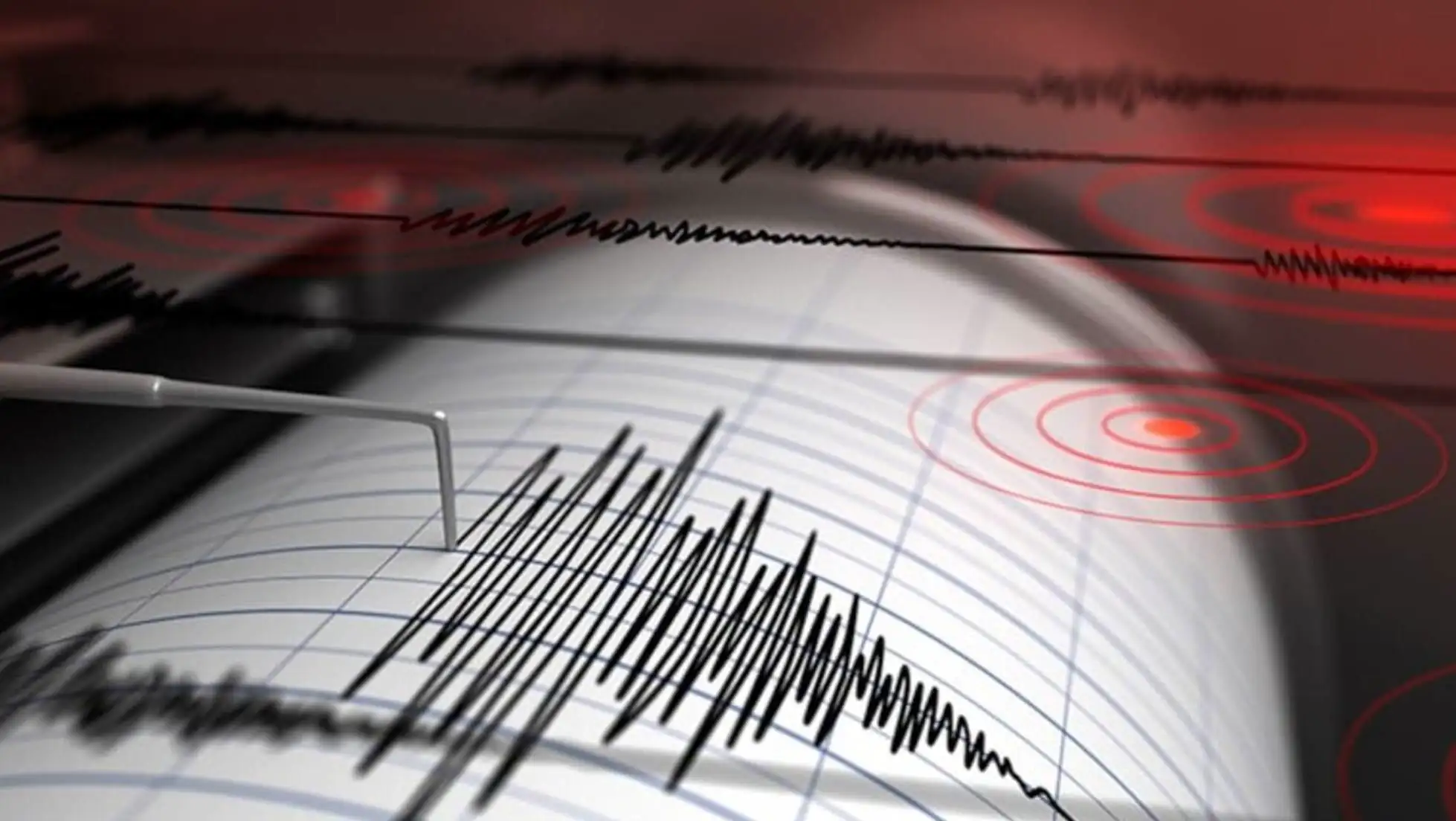Seismogram showing the earthquake in Balıkesir. Seismogram showing the earthquake in Balıkesir.