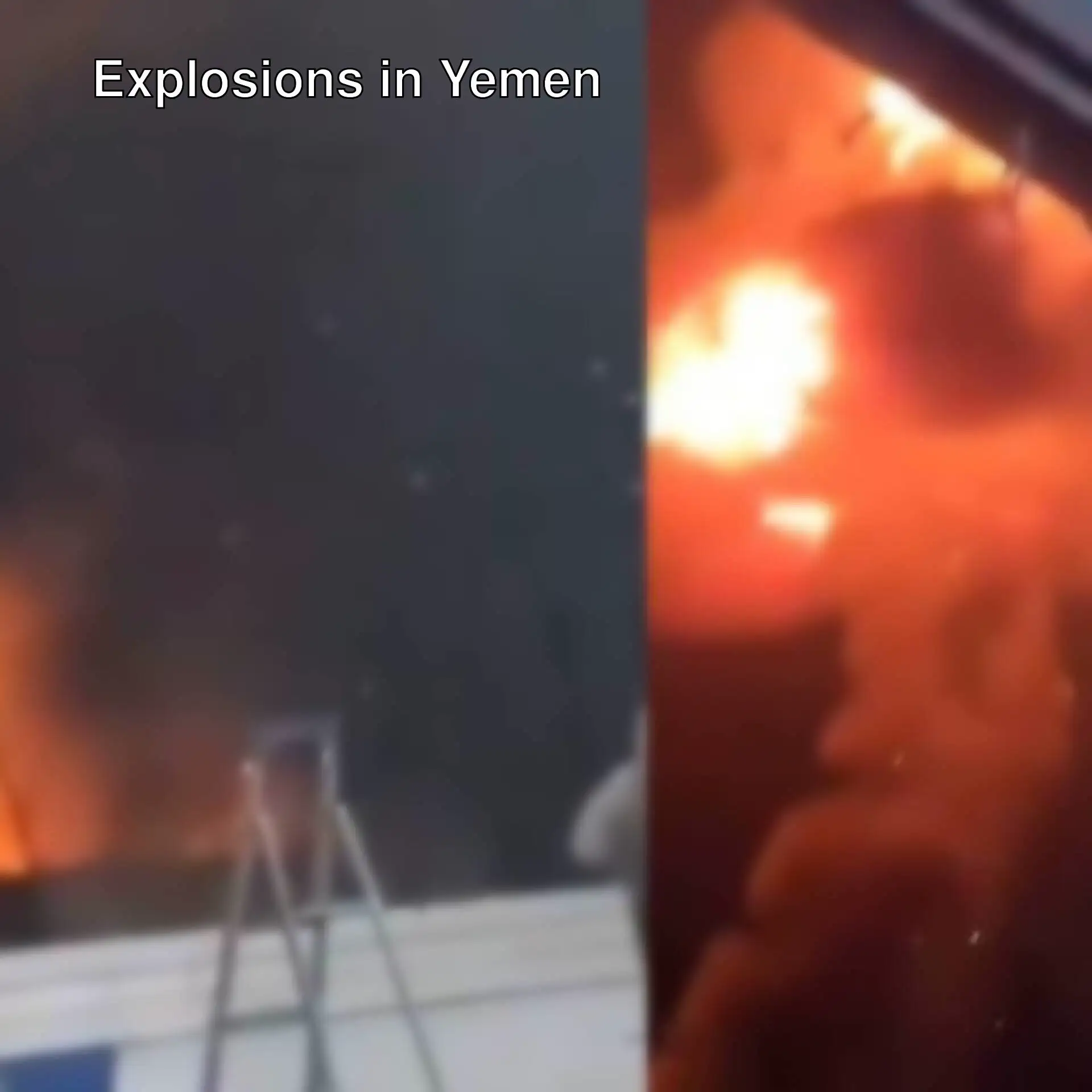 Explosion sounds heard in Yemen. Explosion sounds heard in Yemen.