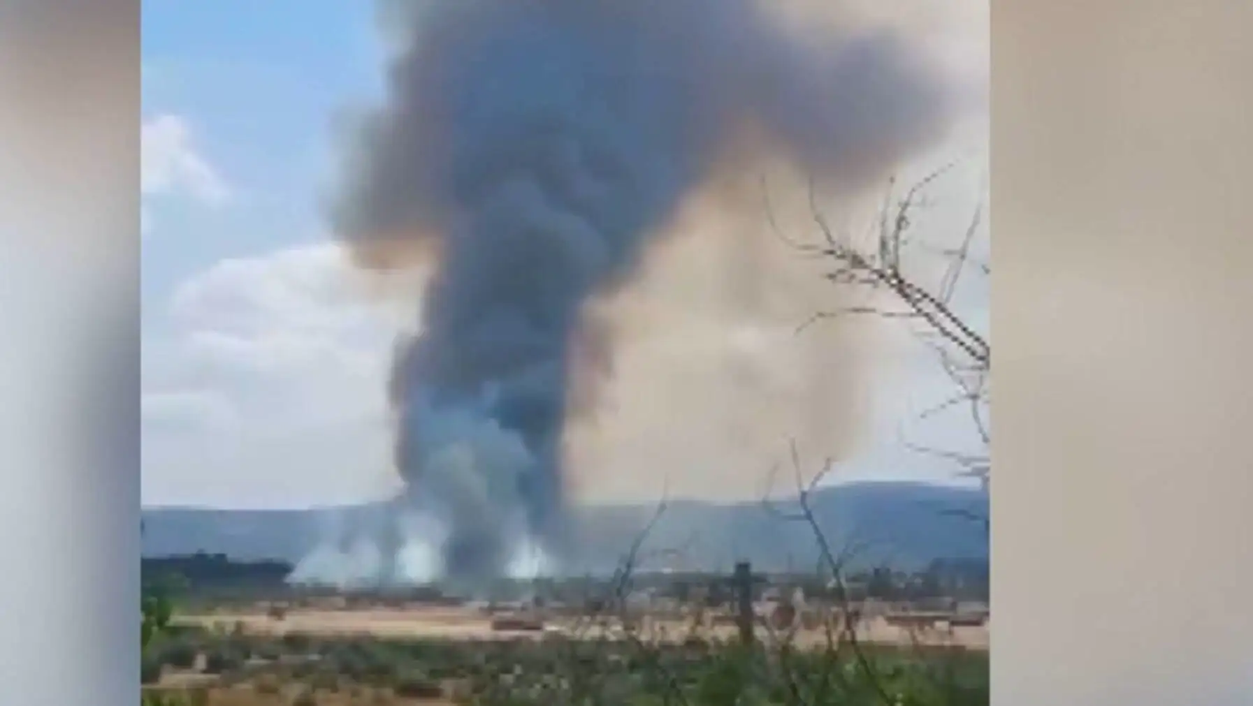 Image related to the forest fire in Bursa. Image related to the forest fire in Bursa.
