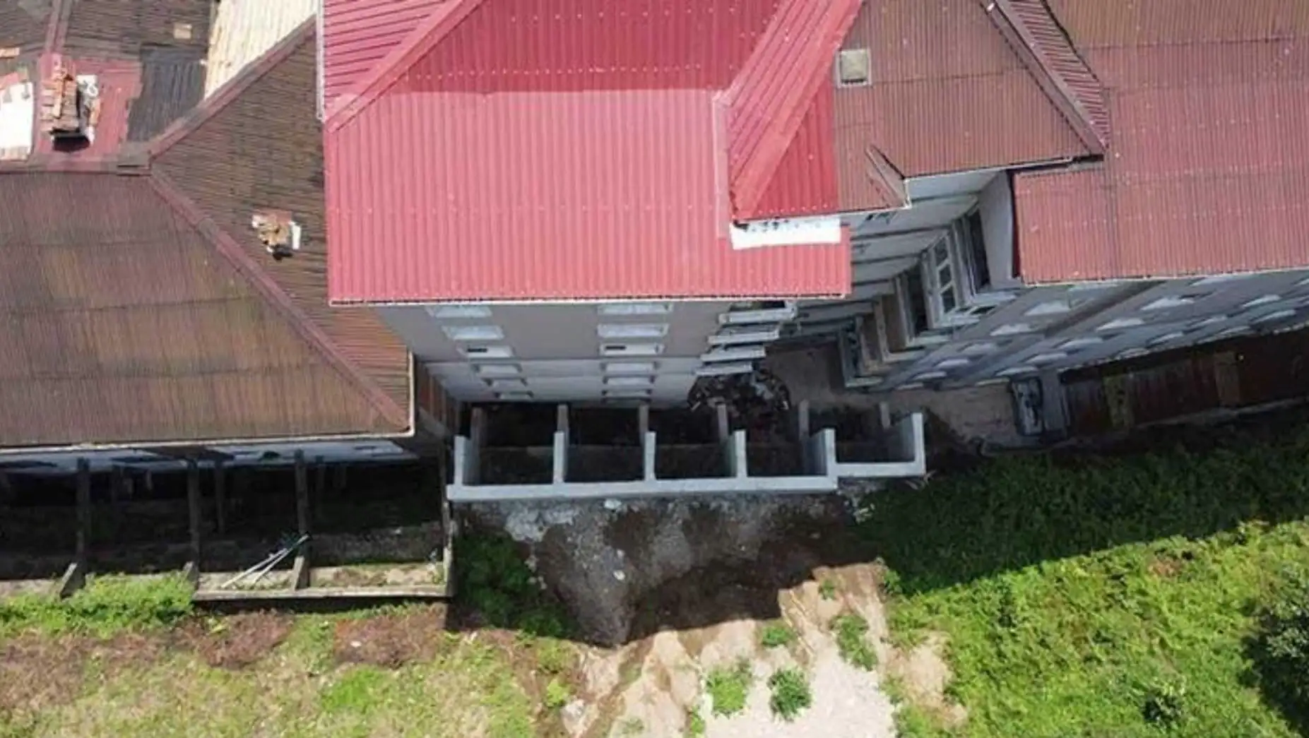 A building reconstructed in Cayeli after the landslide. A building reconstructed in Cayeli after the landslide.