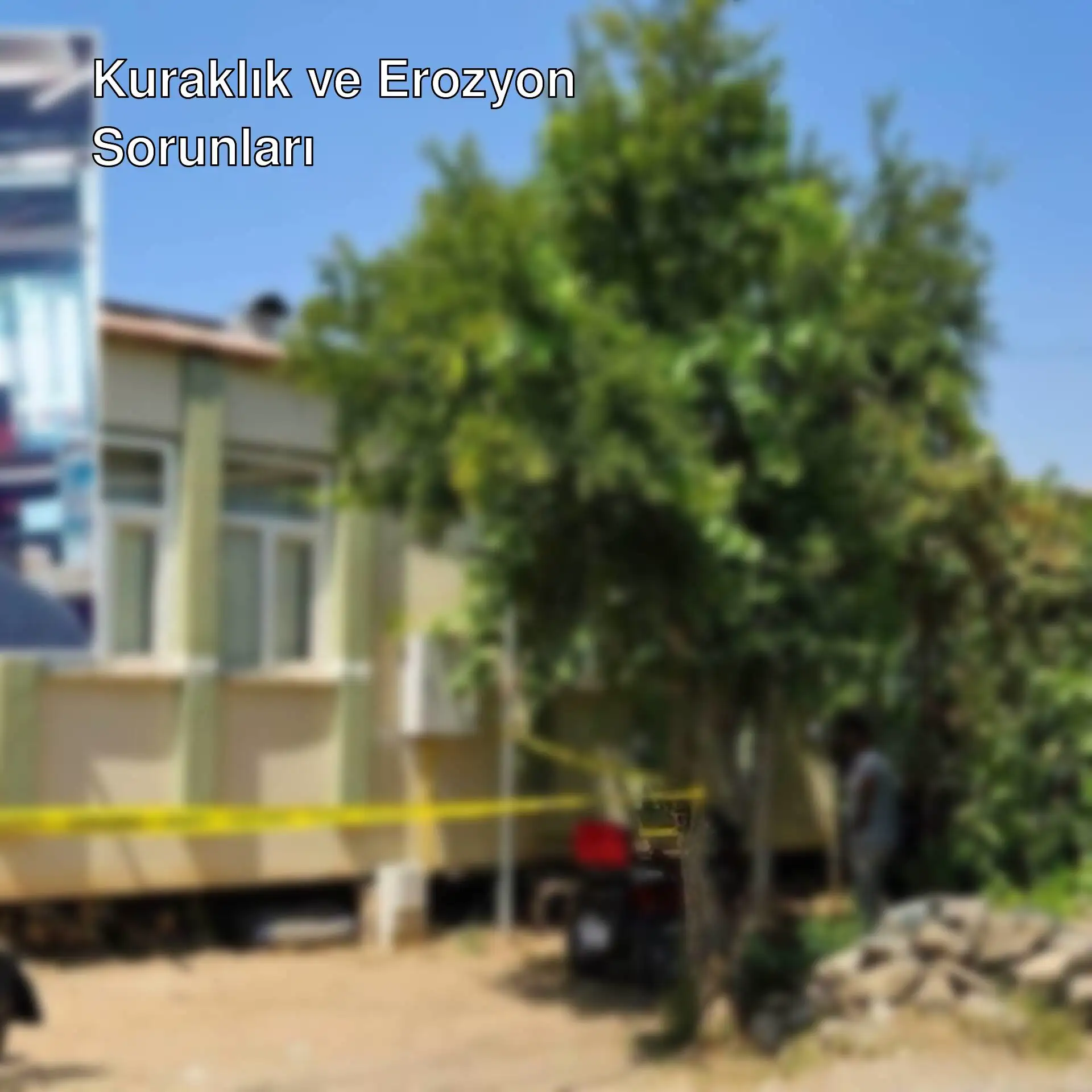 Kuraklık ve erozyon sorunları üzerine bir haber. Kuraklık ve erozyon sorunları üzerine bir haber.