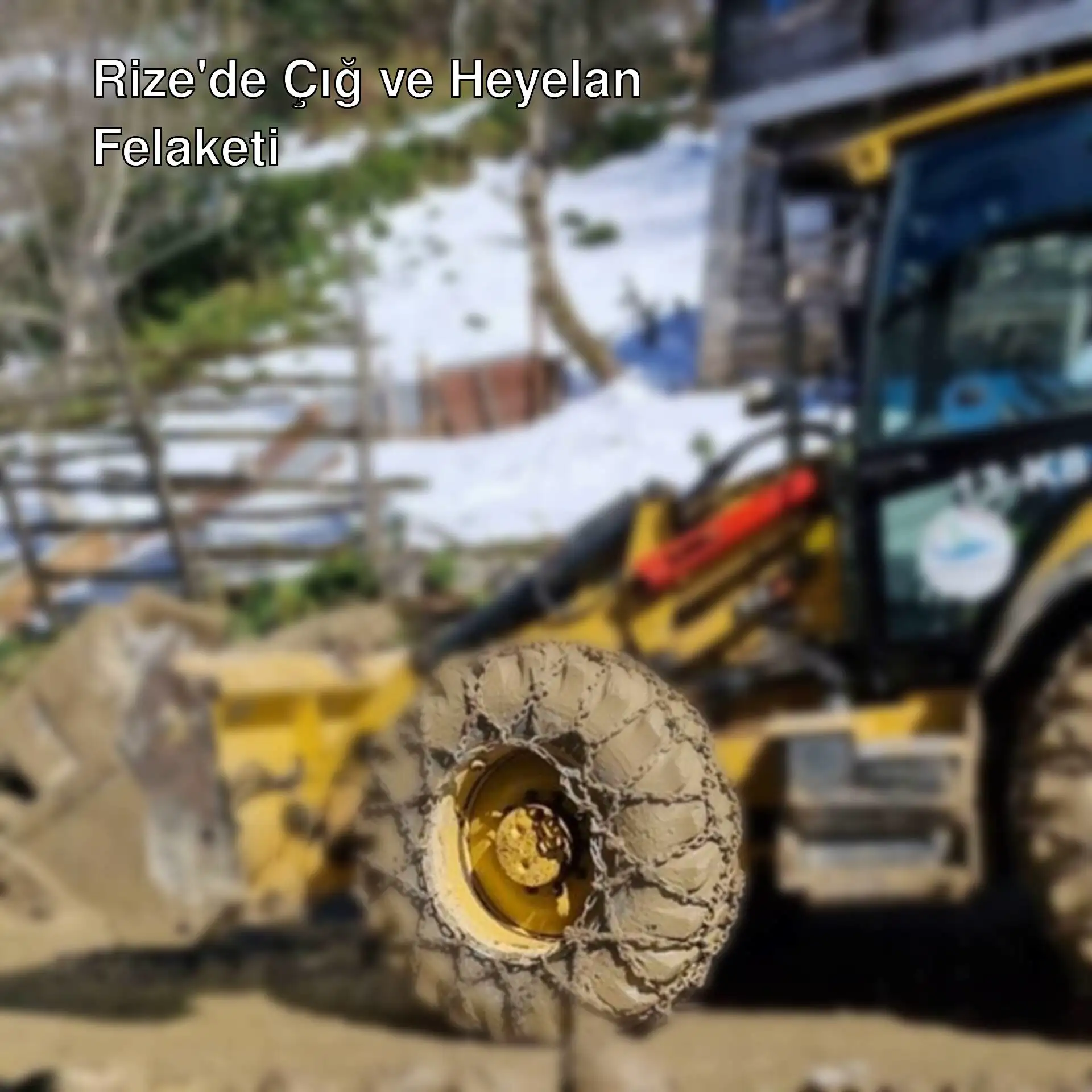 Rize'de çığ ve heyelan felaketi sonrası tahliye edilen evler.